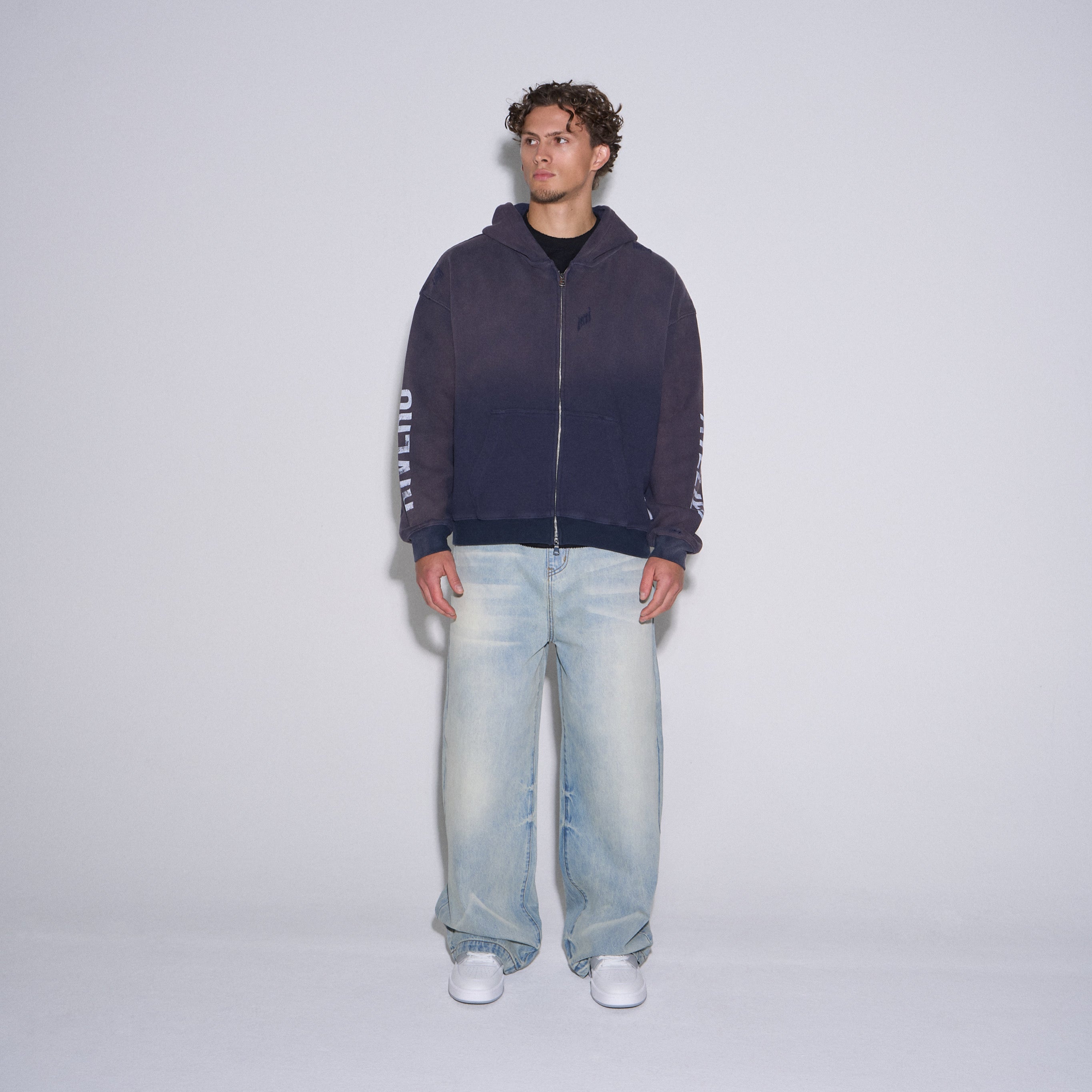 BAGGY MIST BLUE DENIM JEANS PRE-ORDER