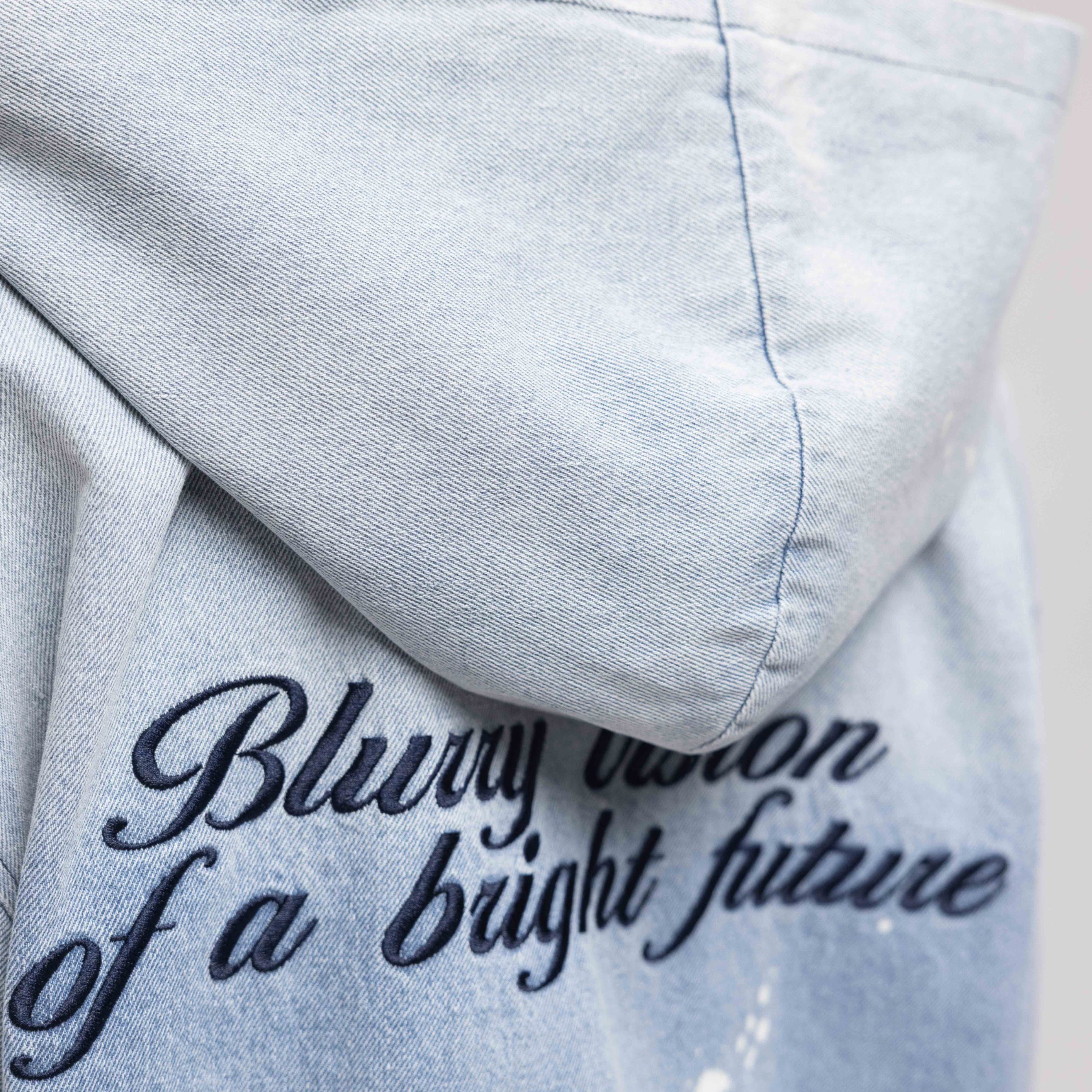 BLURRY VISION WASHED DENIM JACKET