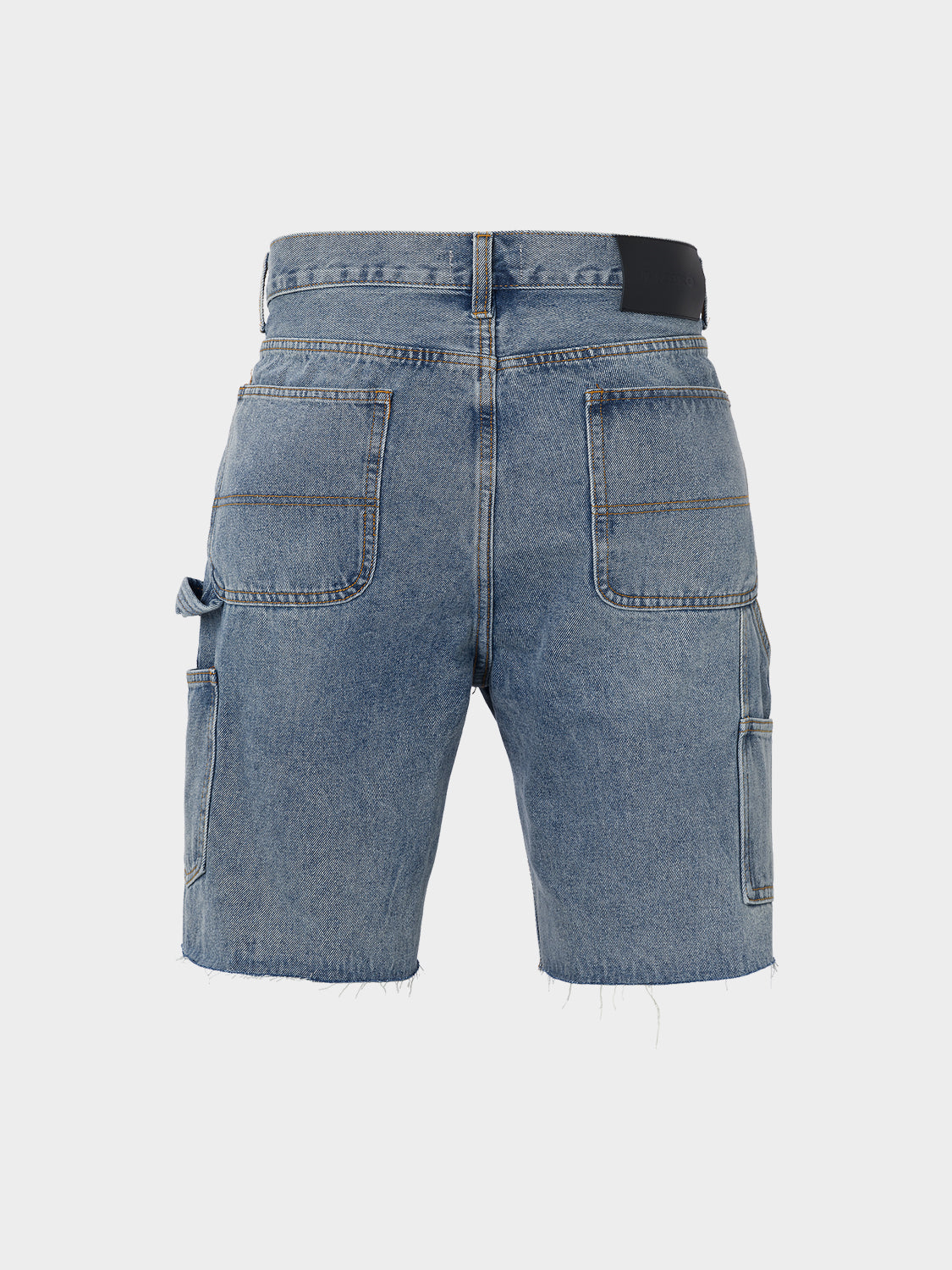 CARPENTER DENIM SHORTS BLUE
