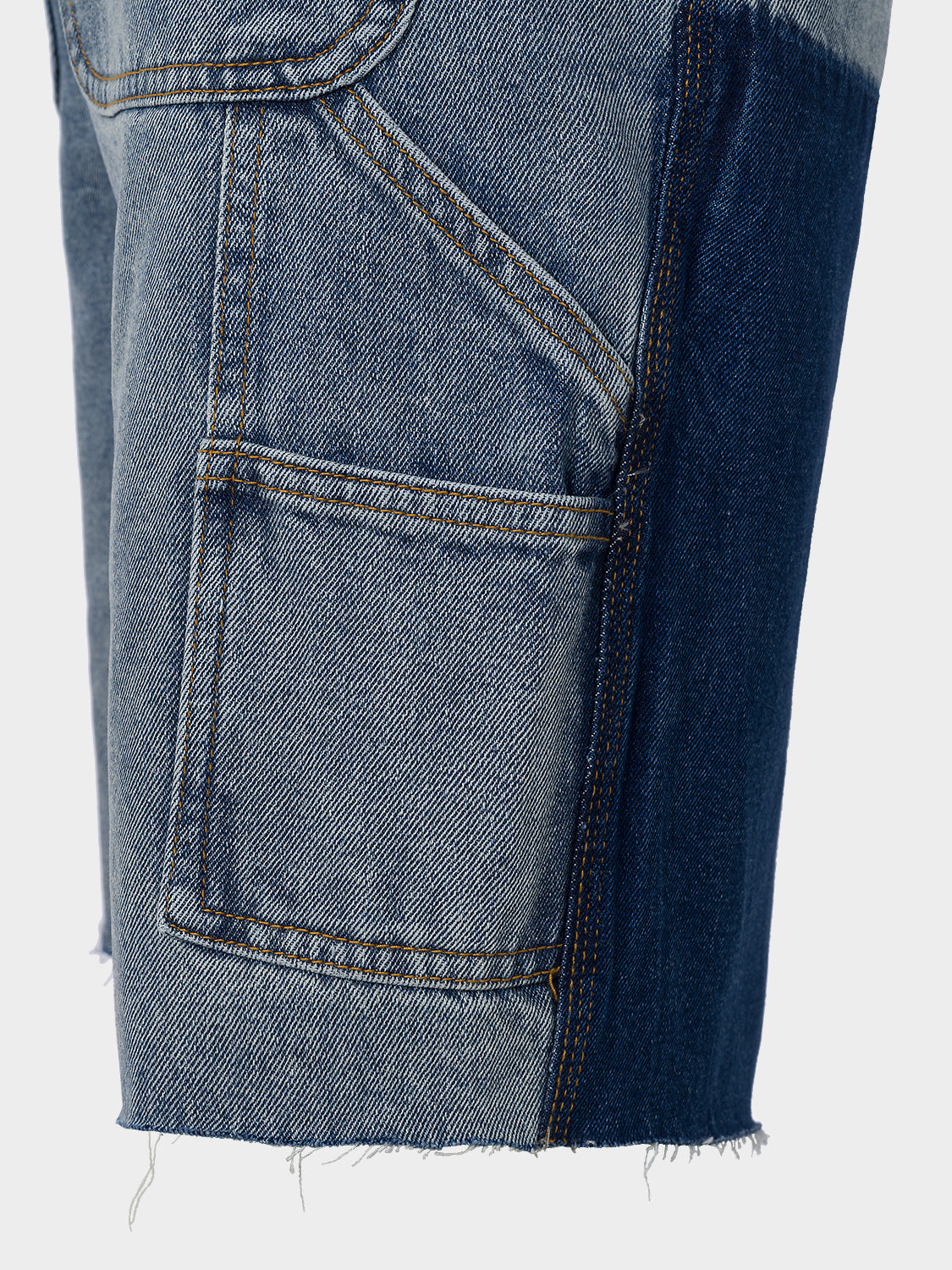 CARPENTER DENIM SHORTS BLUE