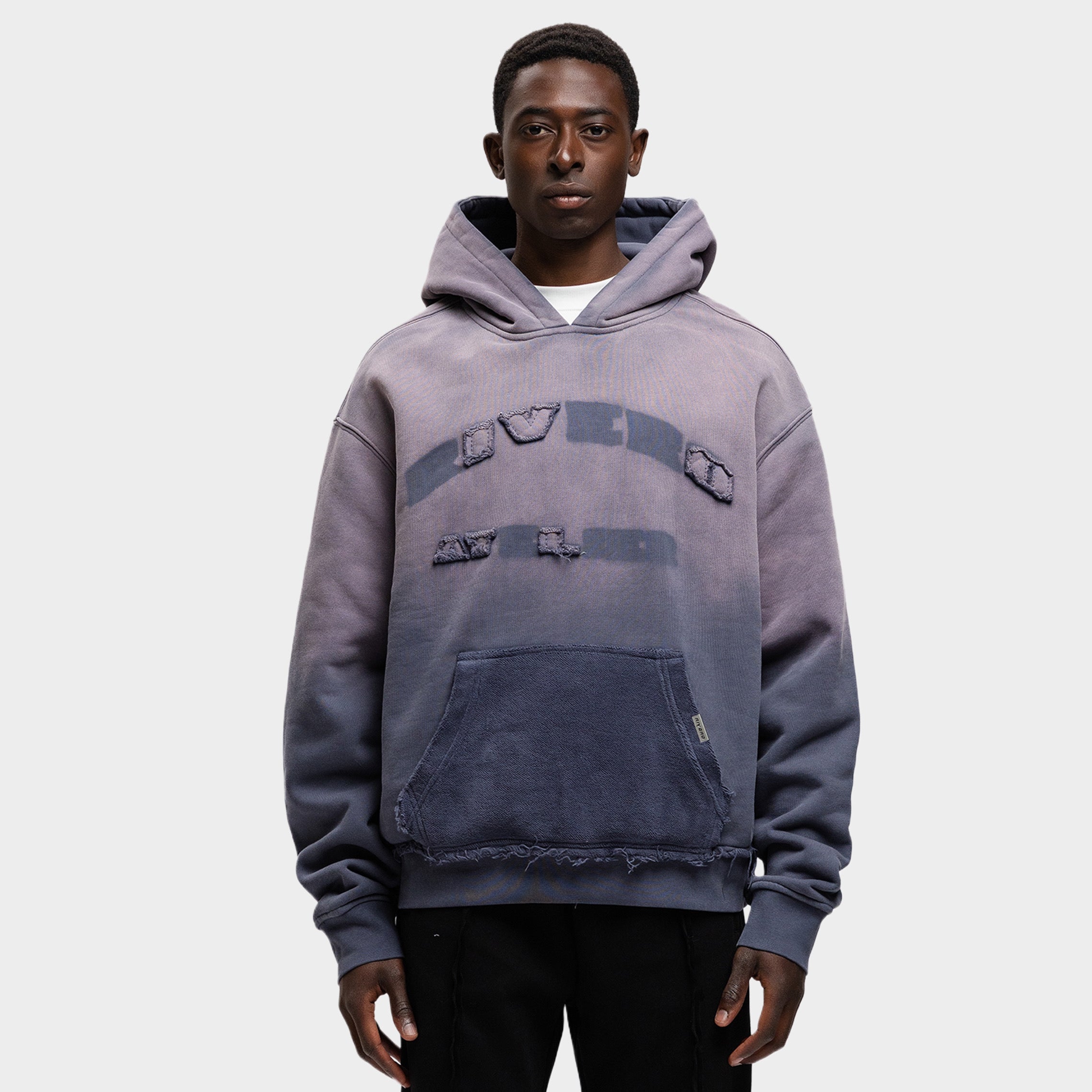 MIDNIGHT WASHED STATEMENT HOODIE