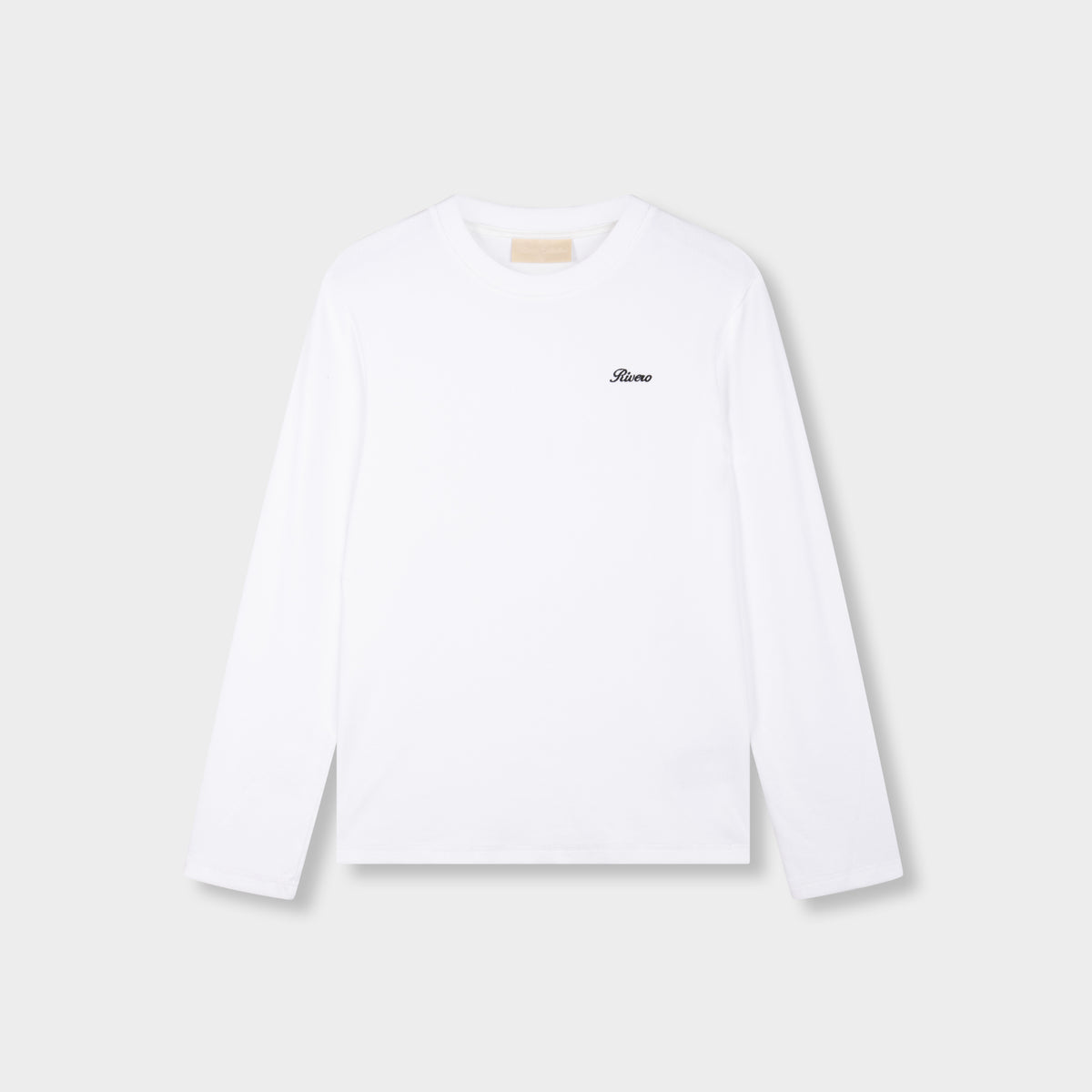 SIGNATURE SLIM-FIT RIBBED LONGSLEEVE WHITE