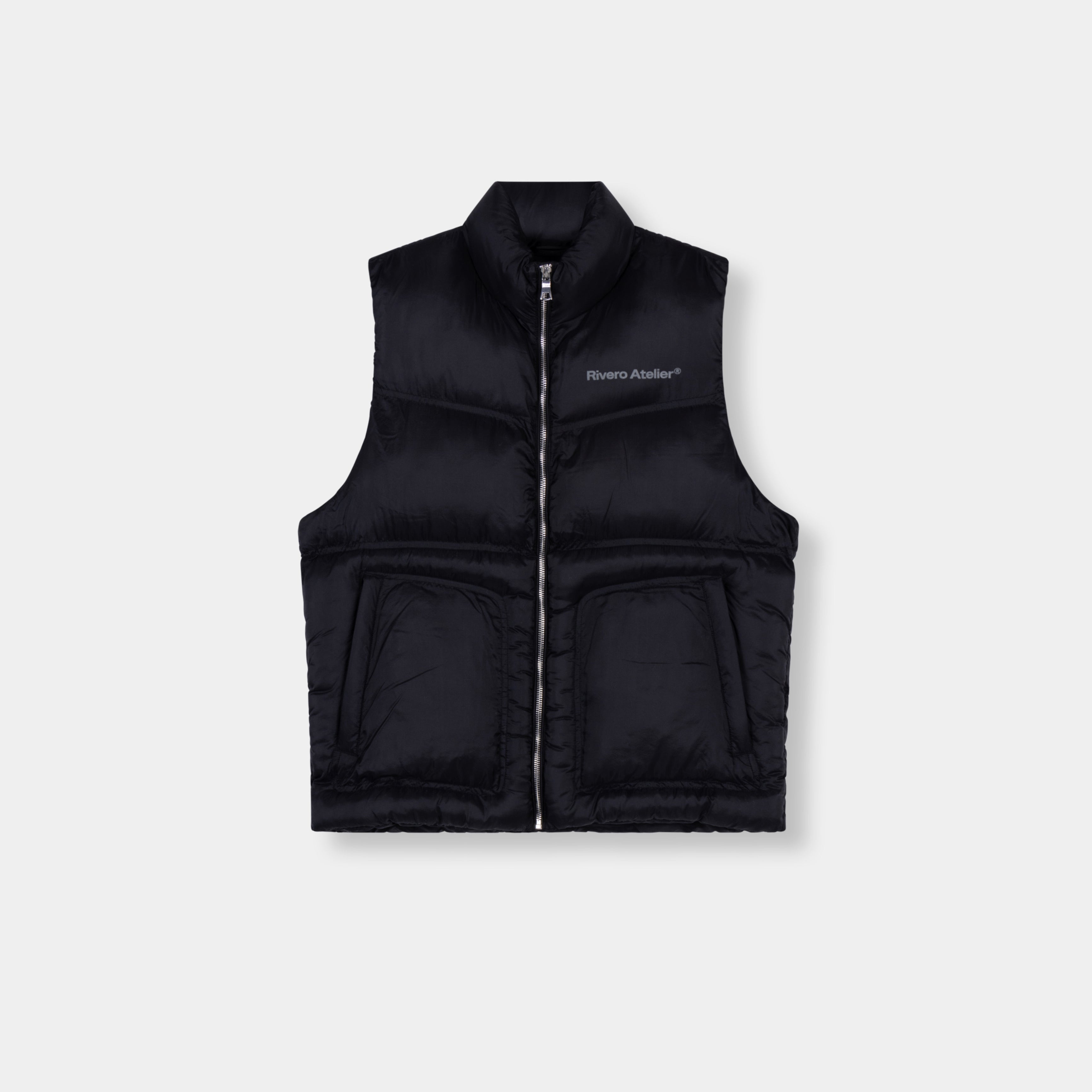 STUDIO PUFFER VEST BLACK PRE-ORDER