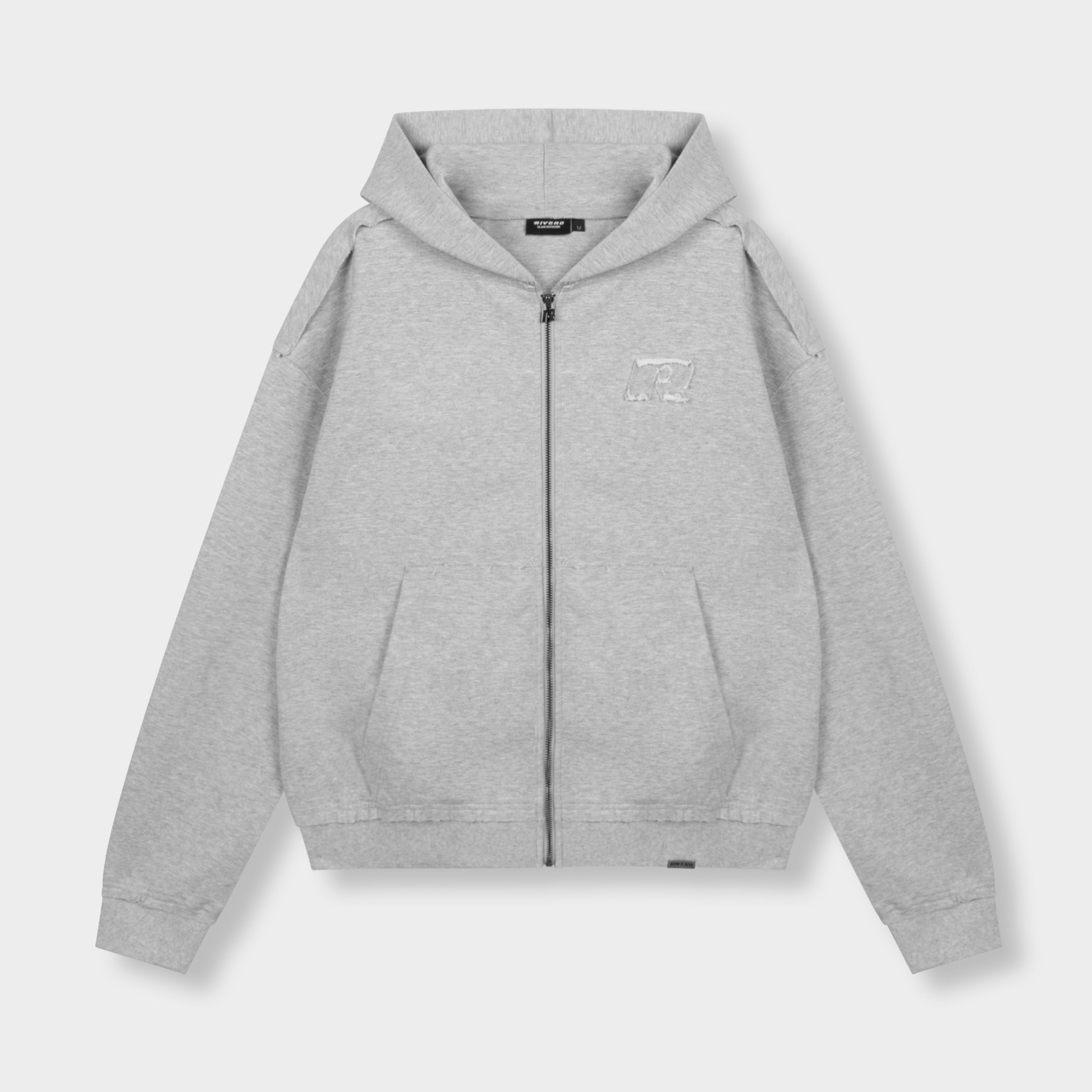 URBAN ZIP HOODIE GREY