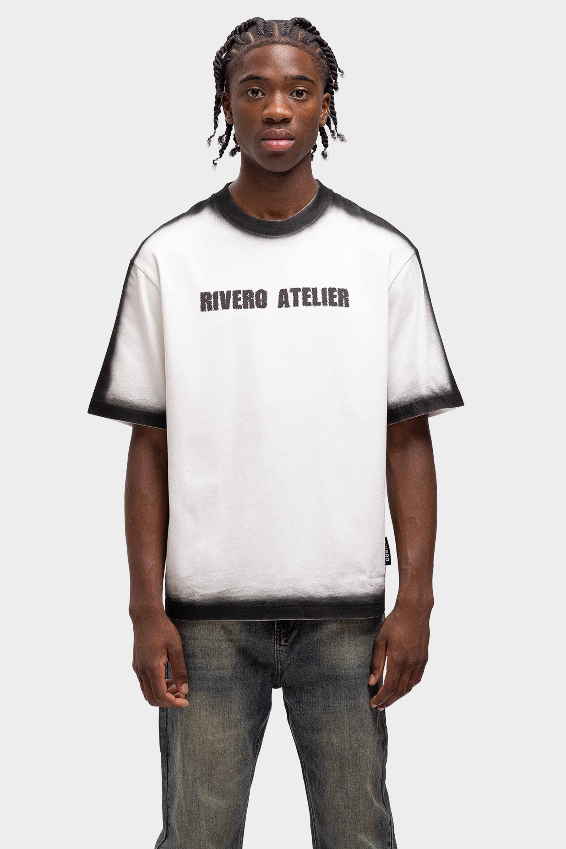 ATELIER SPRAYED T-SHIRT WHITE