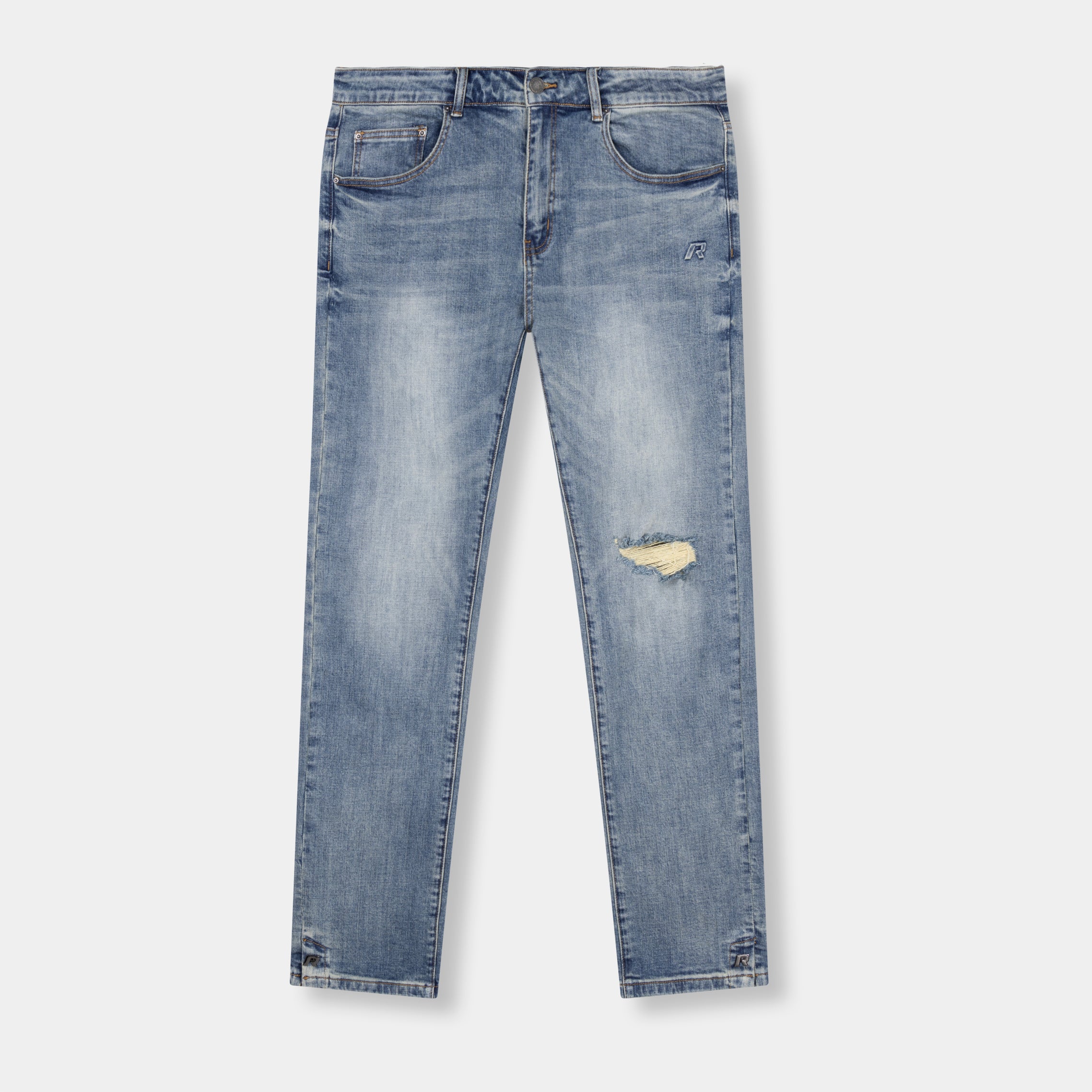 DESTROYER BUTTONED DENIM JEANS