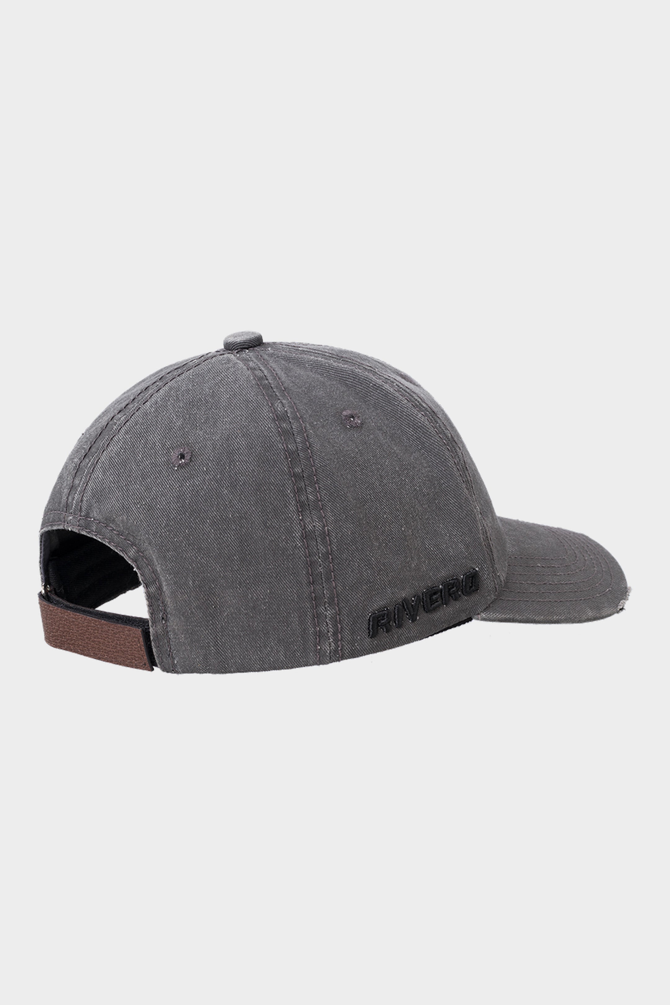 REPAIR DISTRESSED CAP WASHED BLACK