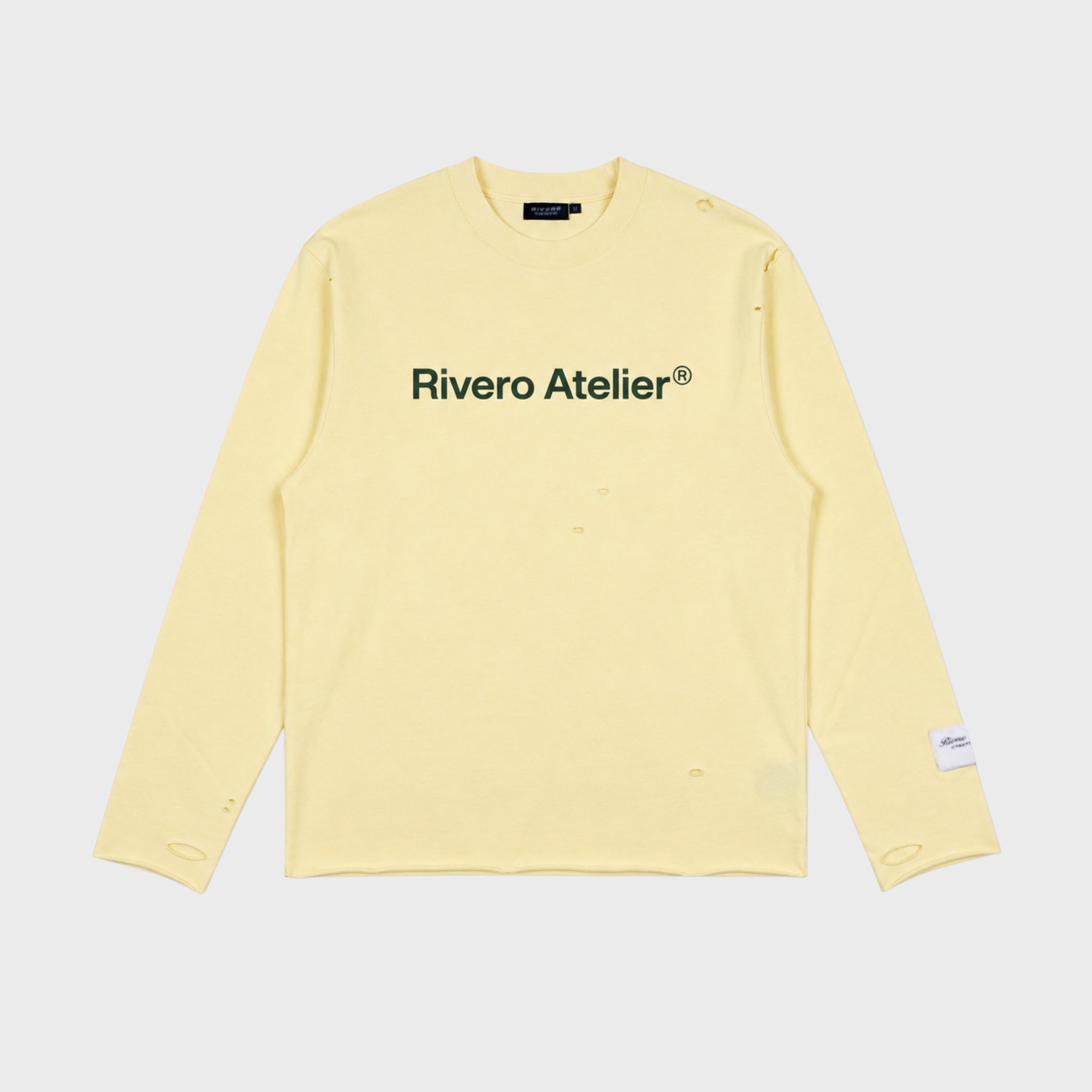 ATELIER DISTRESSED LONGSLEEVE SOFT YELLOW