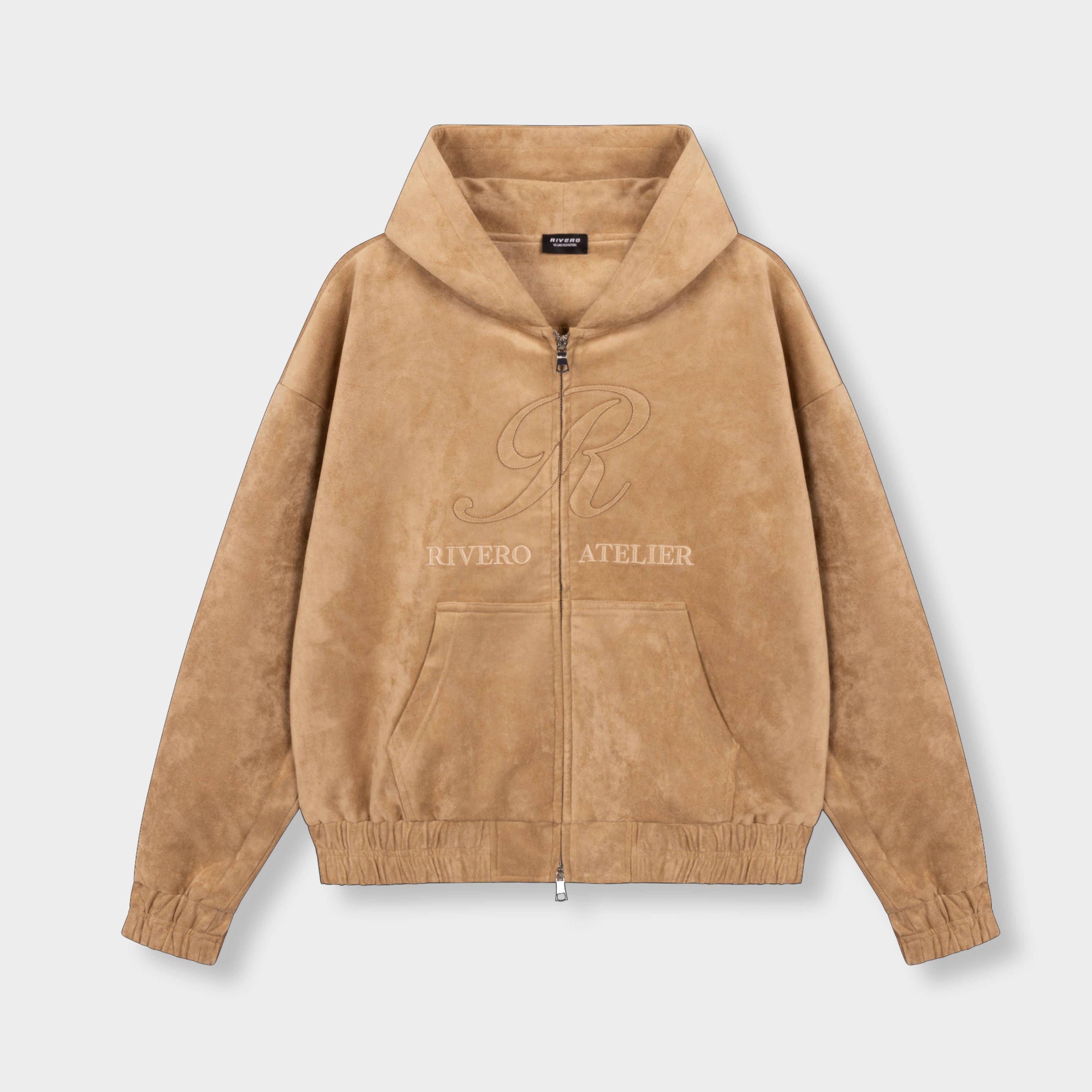 ATELIER SUEDE ZIP HOODIE PRE-ORDER