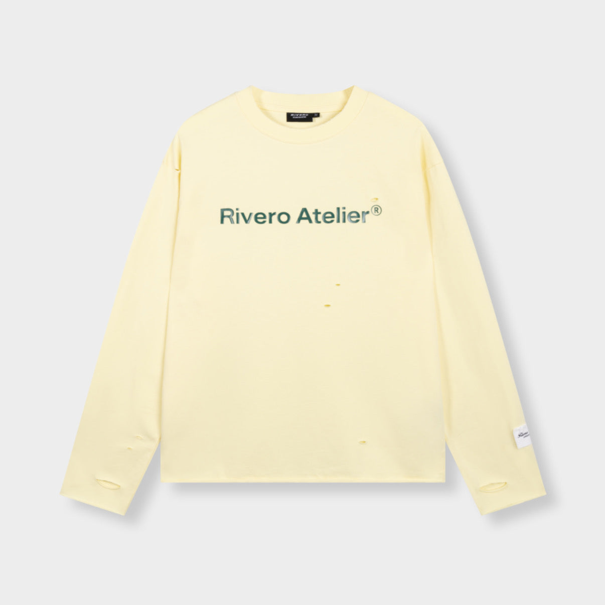 ATELIER DISTRESSED LONGSLEEVE SOFT YELLOW