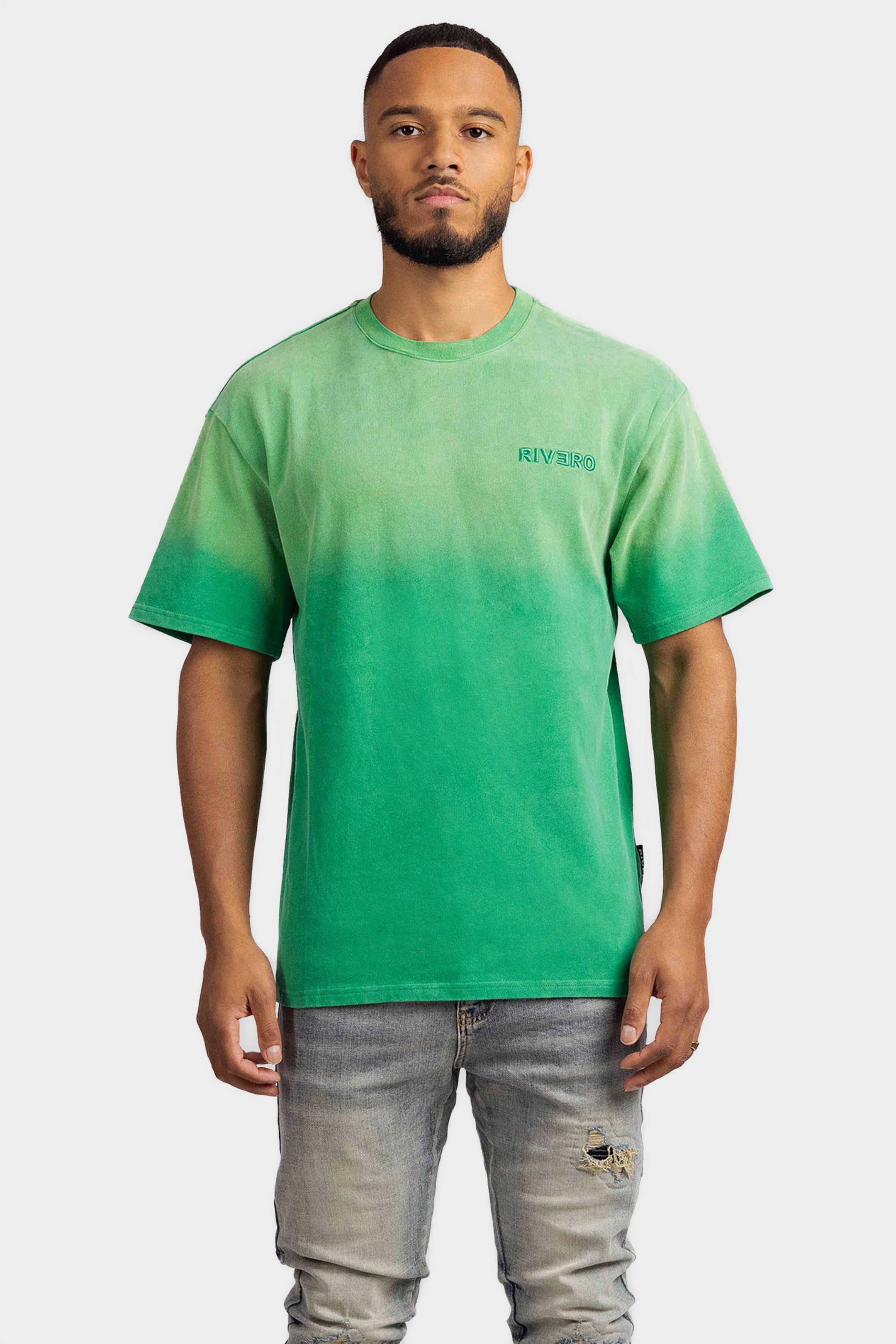 BIG PLANS OVERSIZED T-SHIRT WASHED GREEN