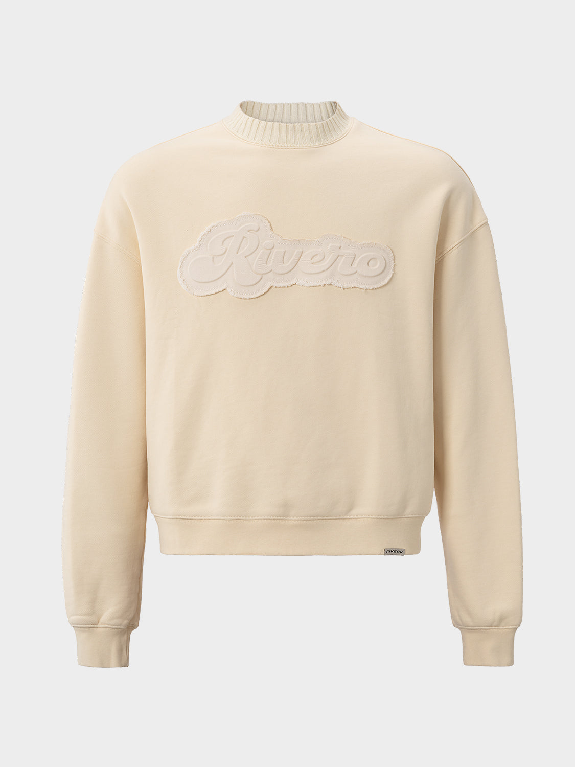 EMBOSSED SWEATER OFF WHITE