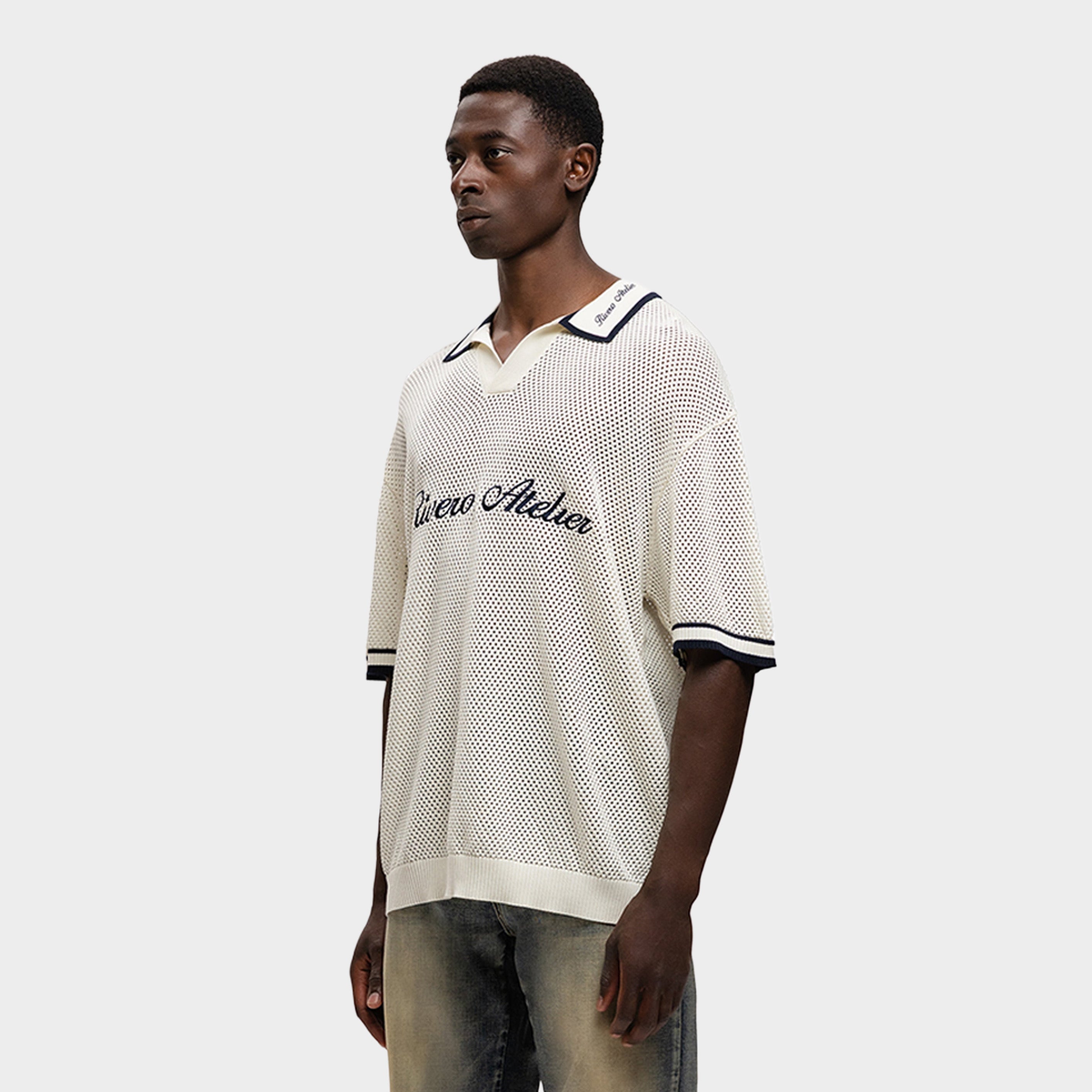 ATELIER COURT MESH POLO