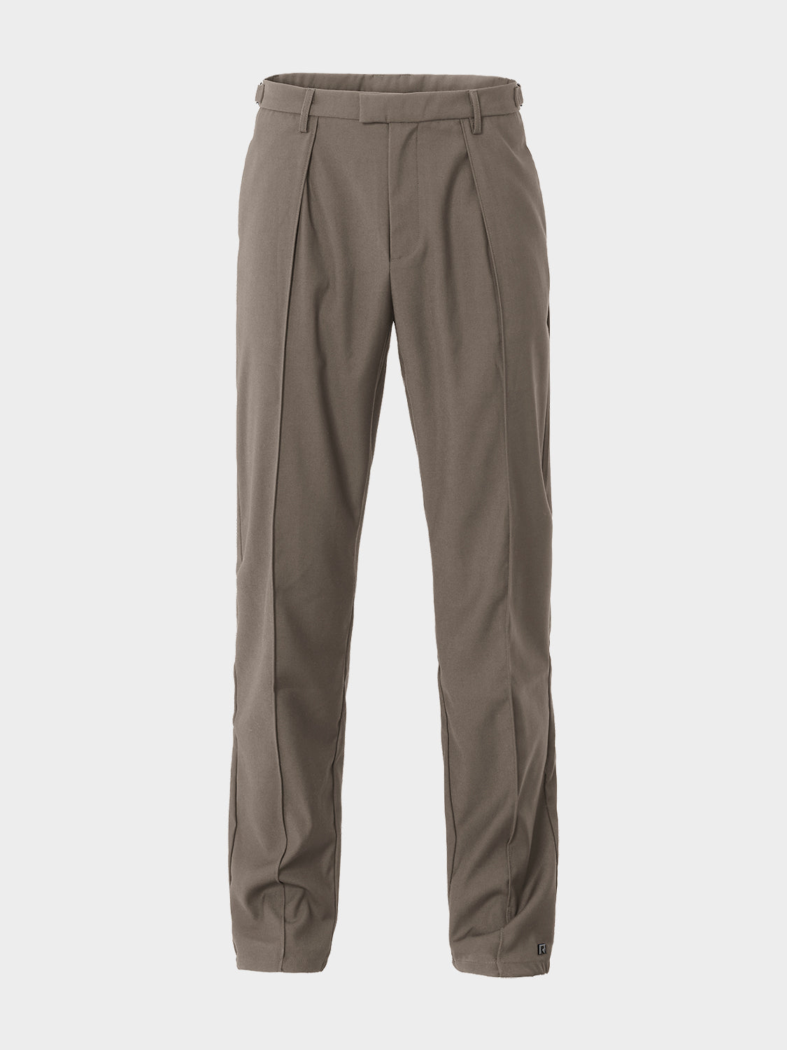 PLEATED TROUSERS BROWN