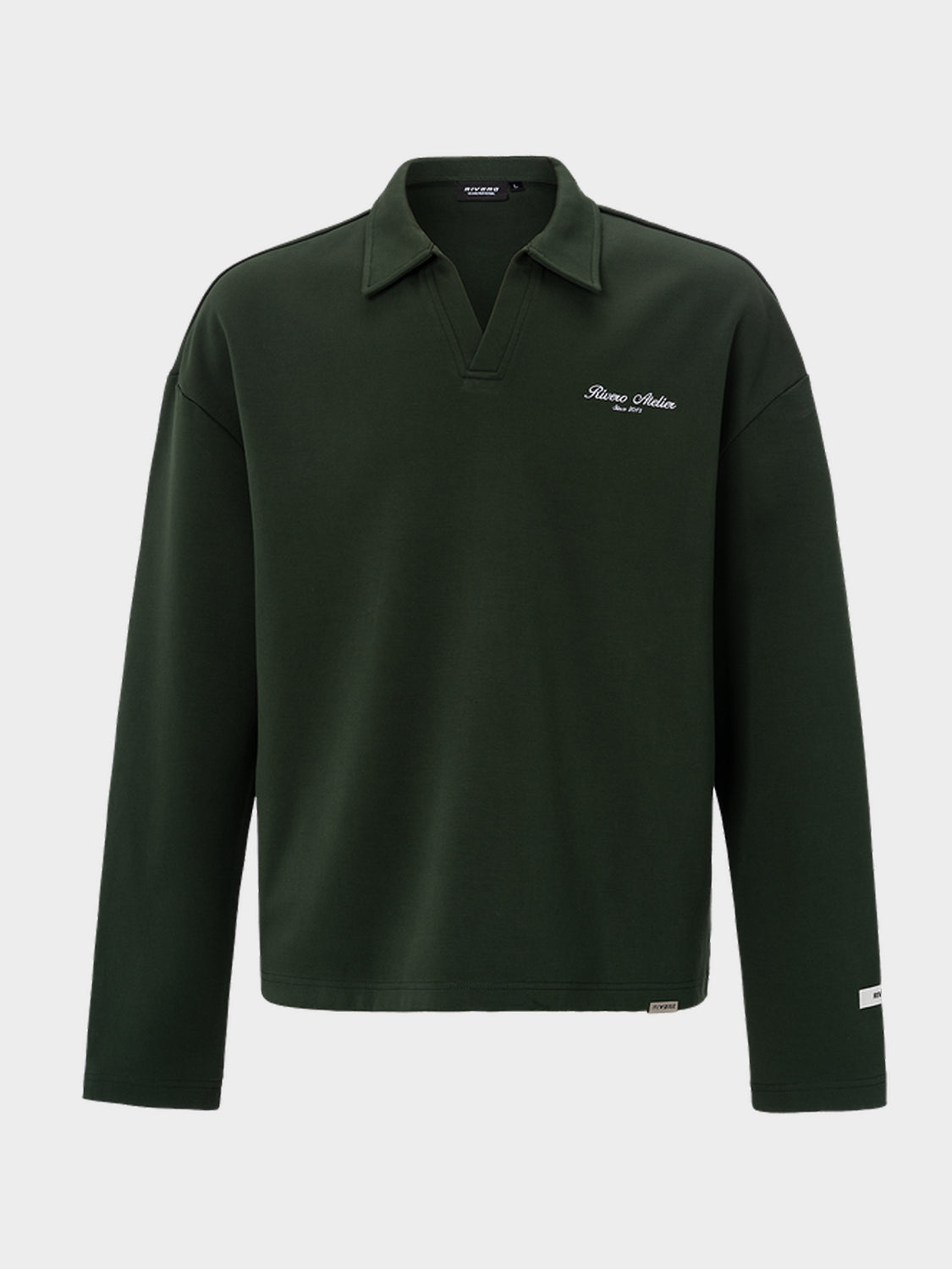 POLO LONGSLEEVE FOREST GREEN