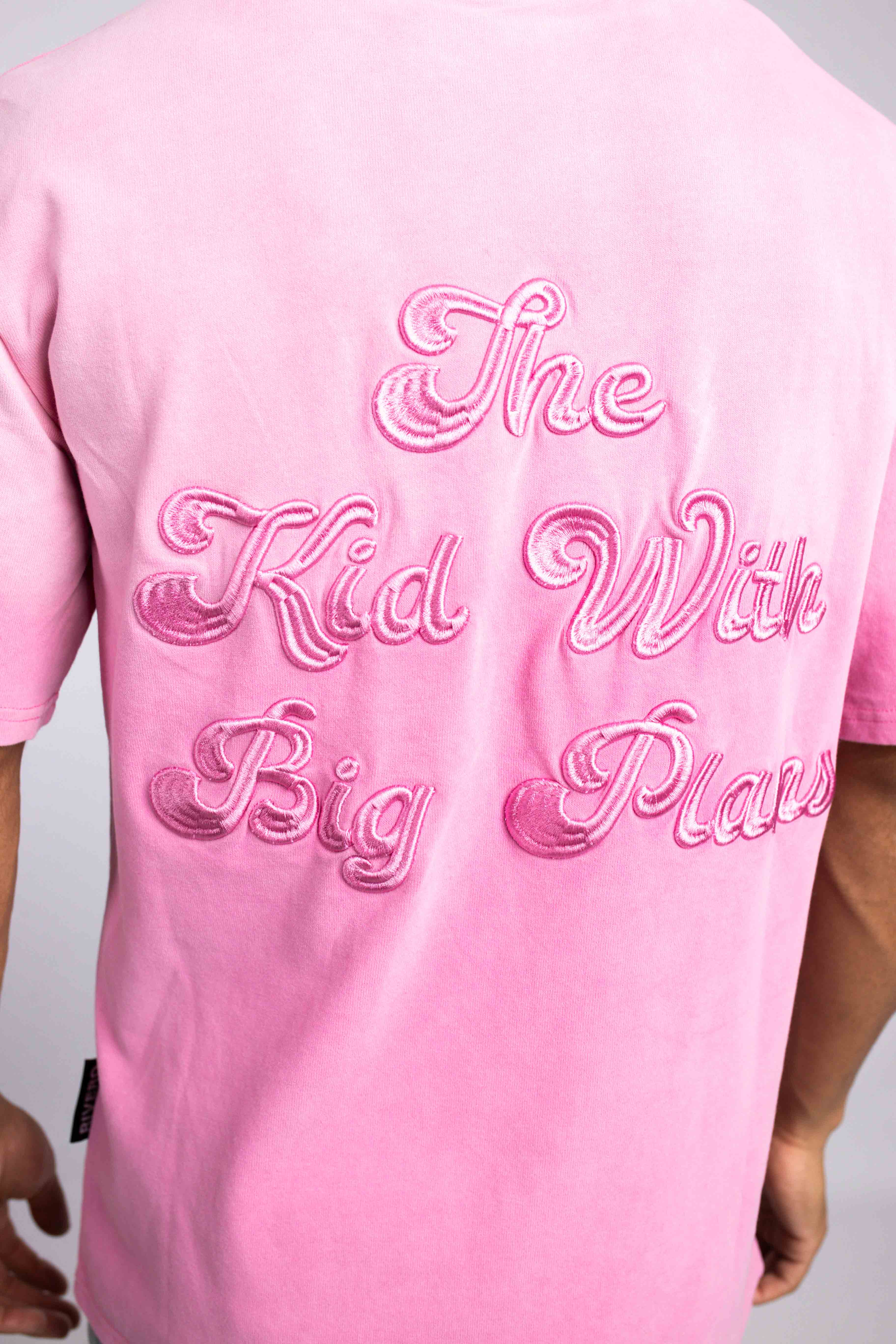 BIG PLANS OVERSIZED T-SHIRT WASHED PINK