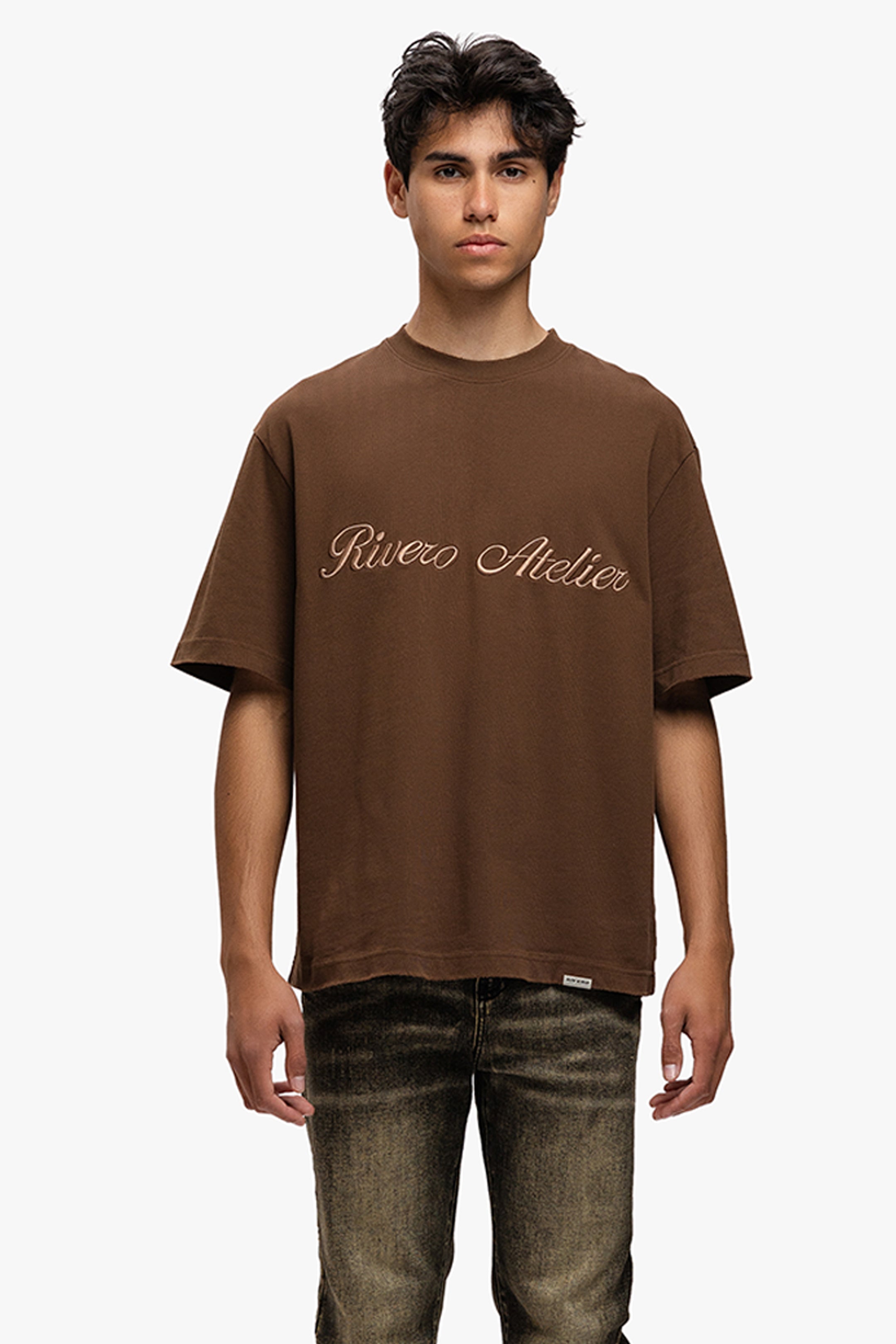 ATELIER RETRO T-SHIRT BROWN