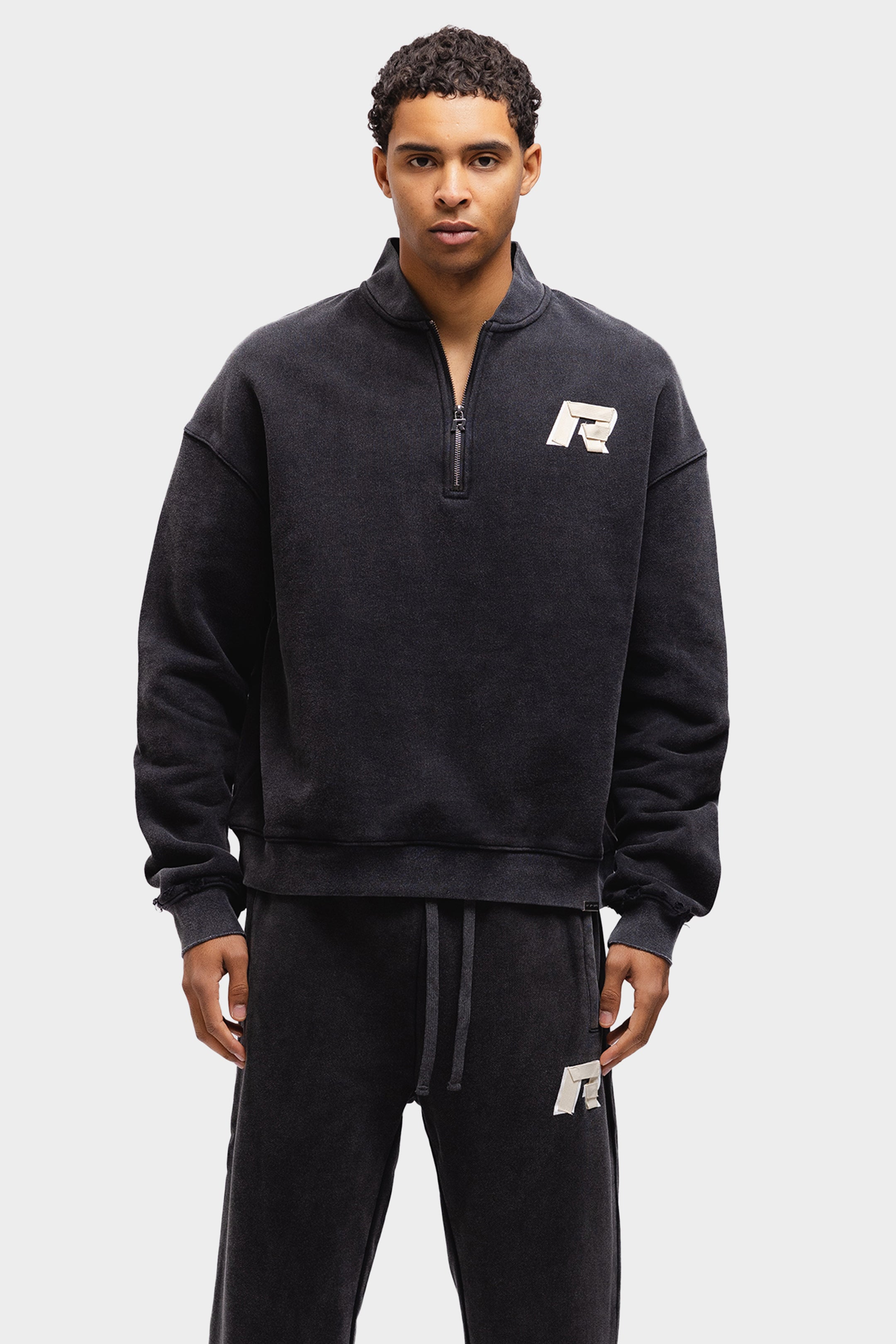 SIGNATURE TAPED BOMBER SWEATSHIRT