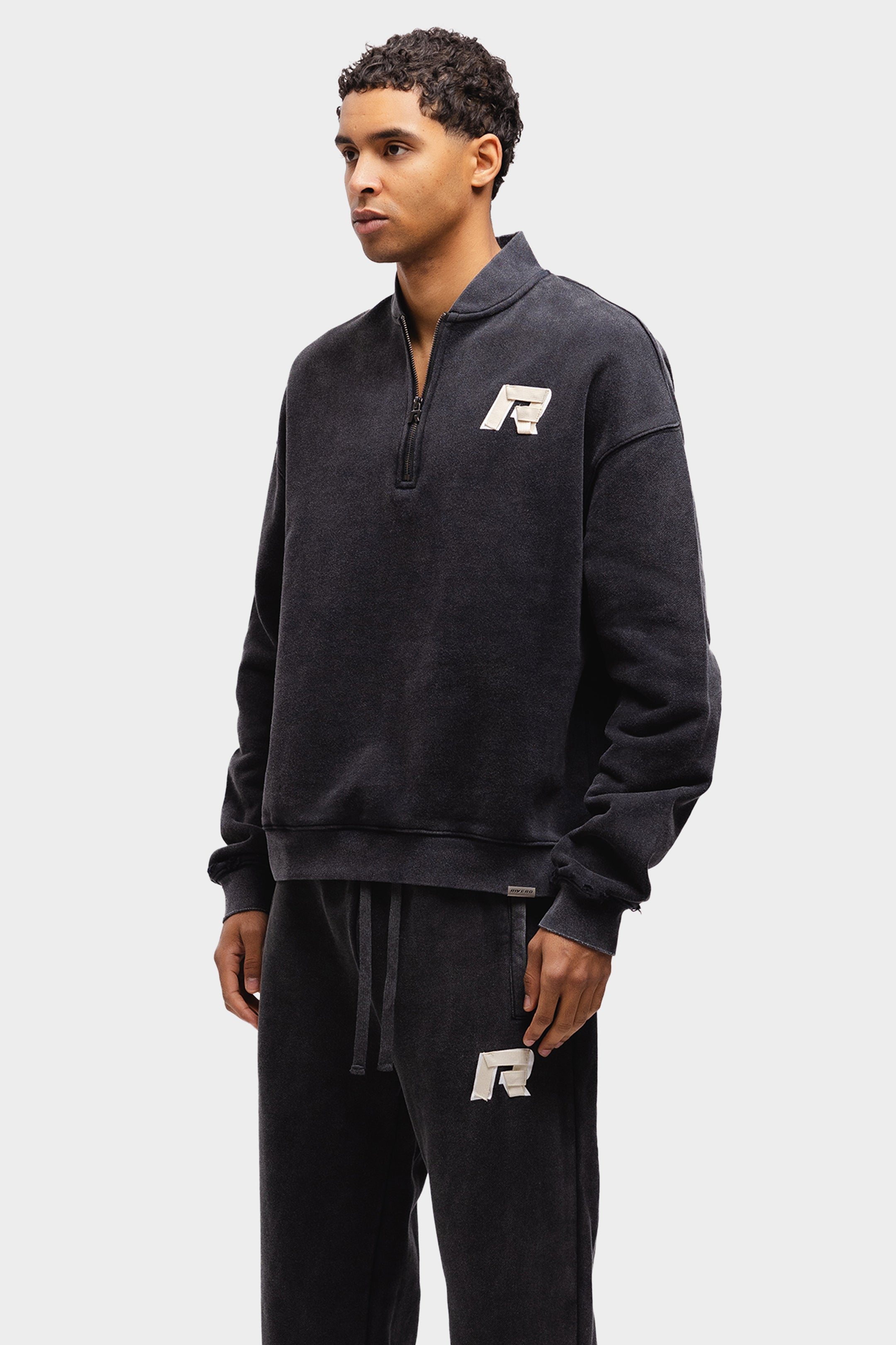 SIGNATURE TAPED BOMBER SWEATSHIRT