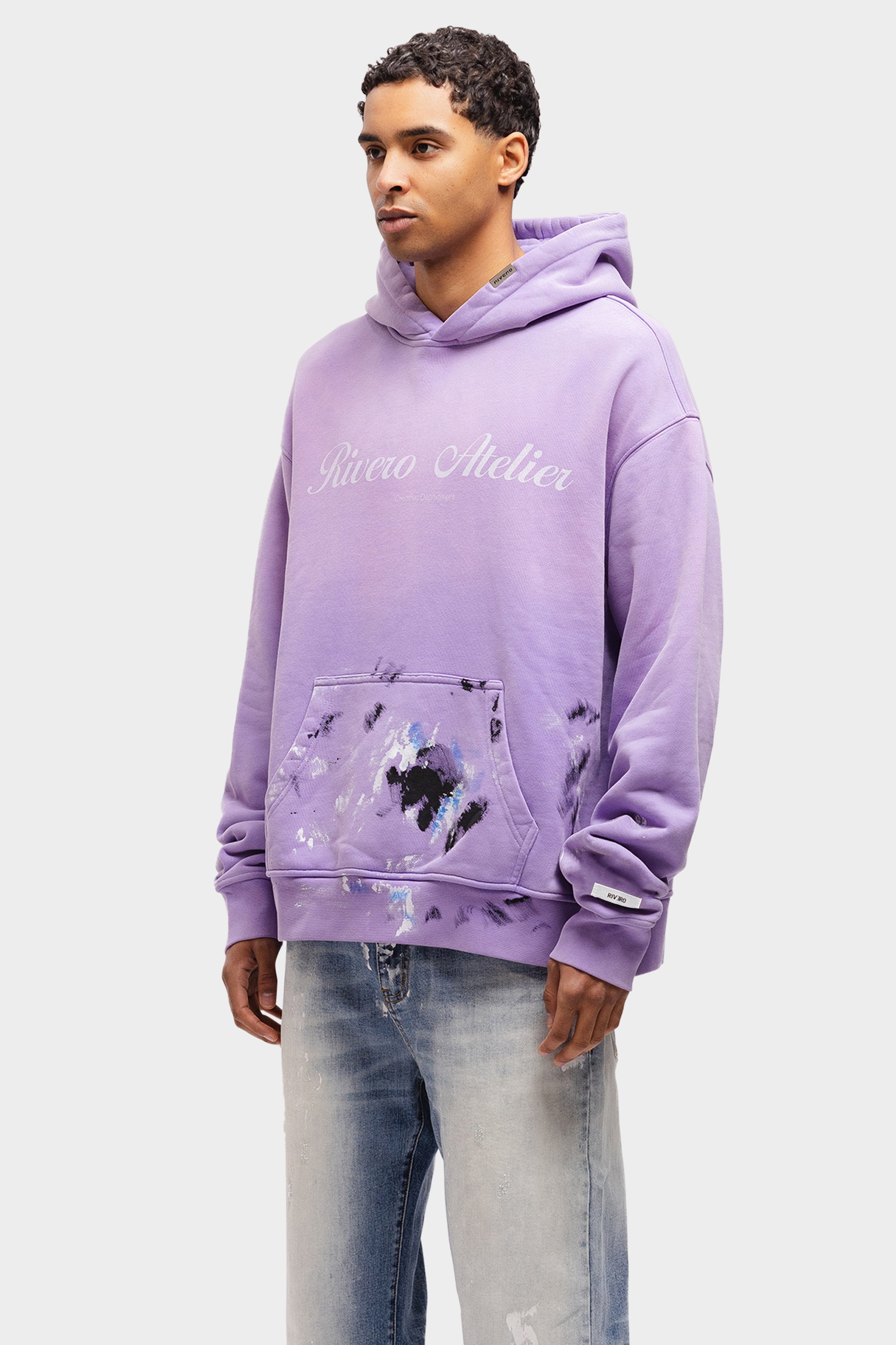 STREET CANVAS HOODIE PURPLE