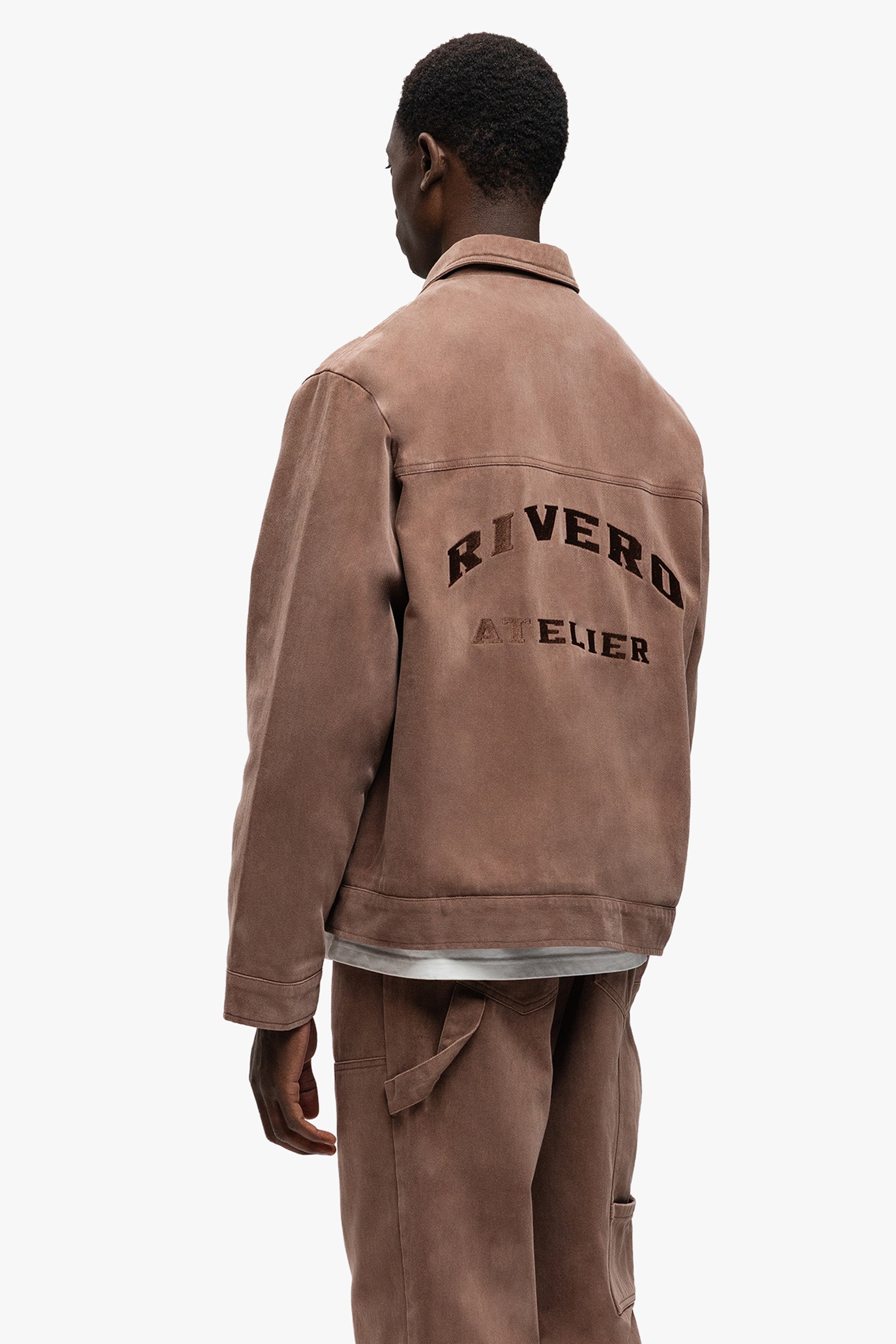 ATELIER DENIM JACKET WASHED BROWN
