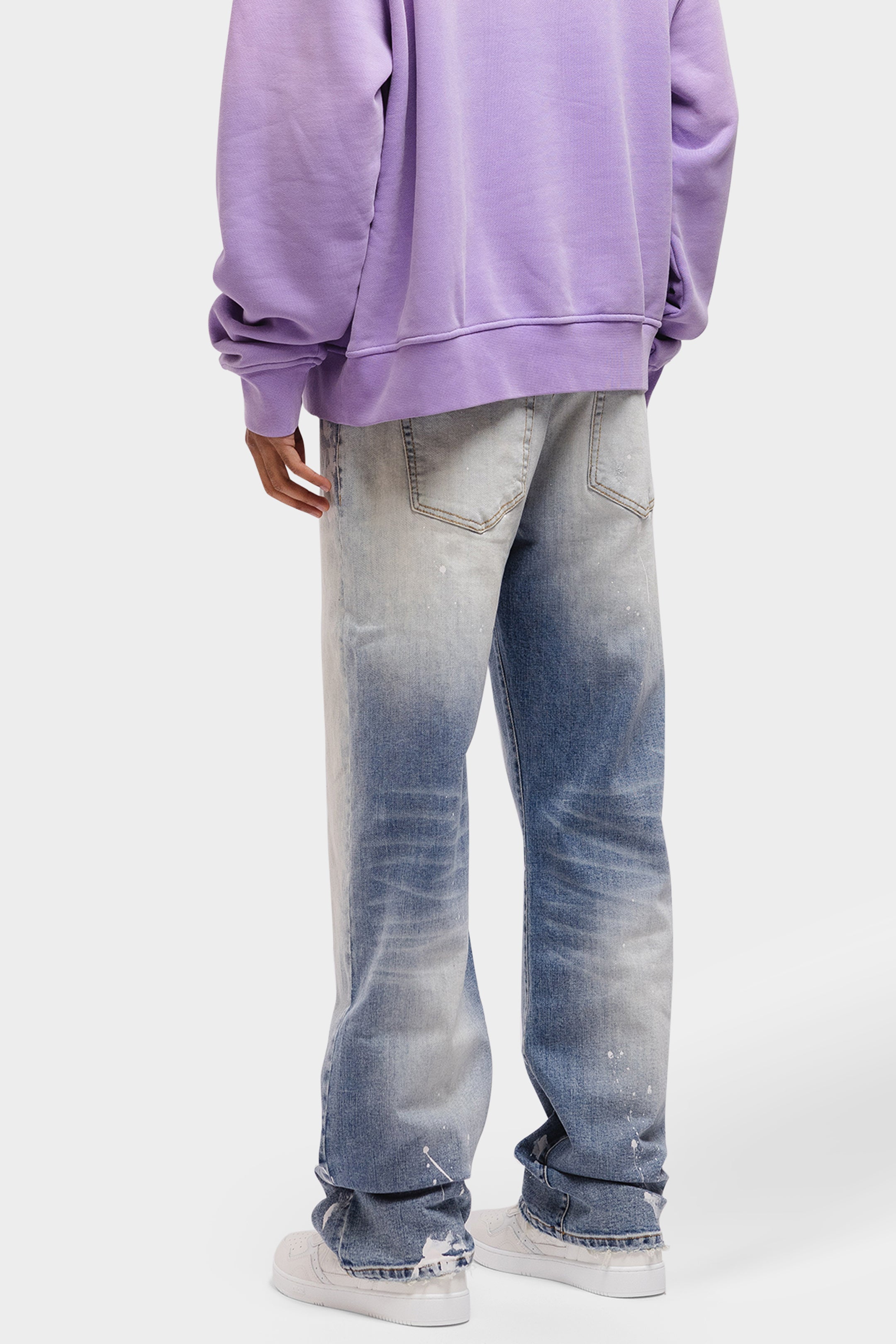 CANVAS WASHED DENIM JEANS