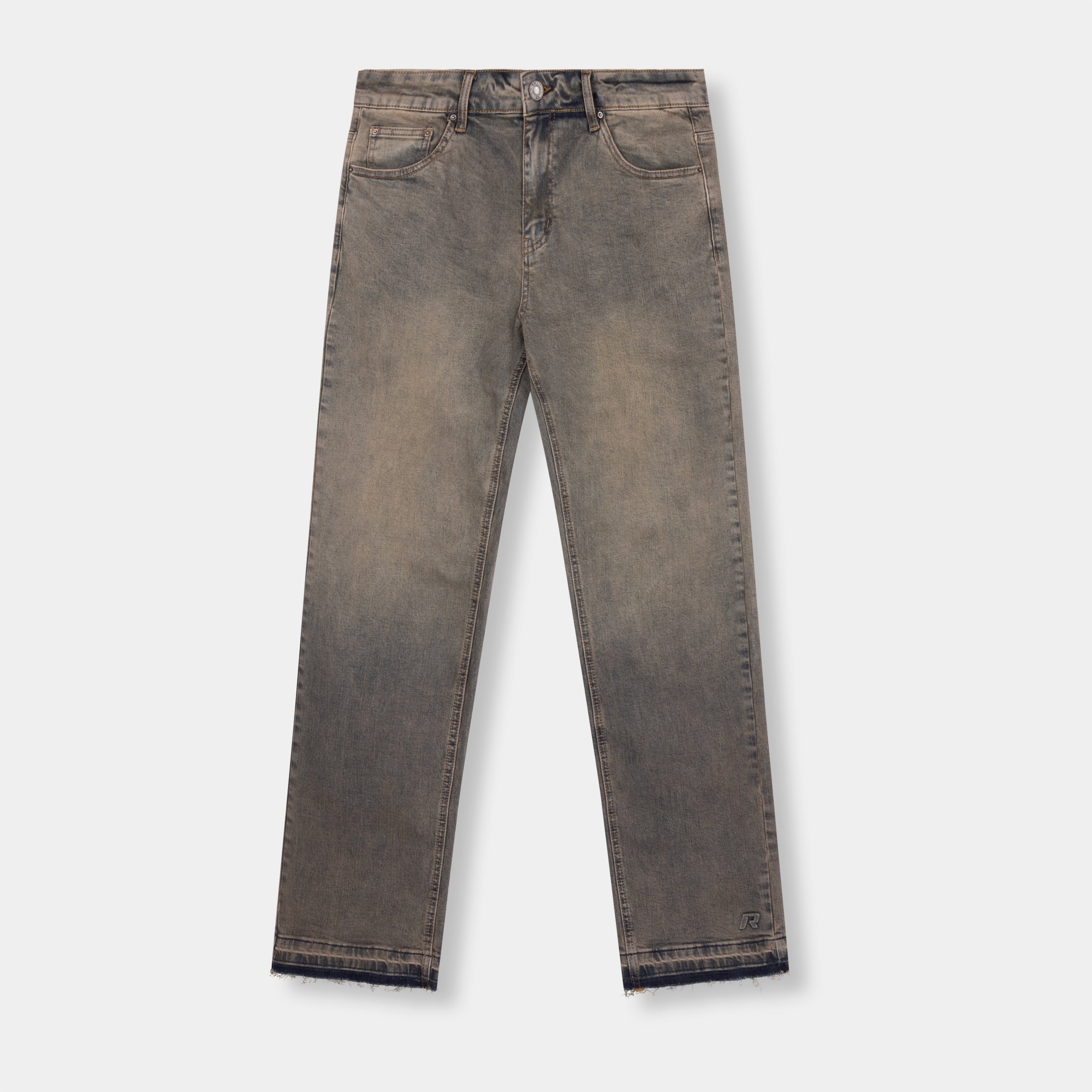 REGULAR EARTHBOUND EMBOSSED DENIM JEANS