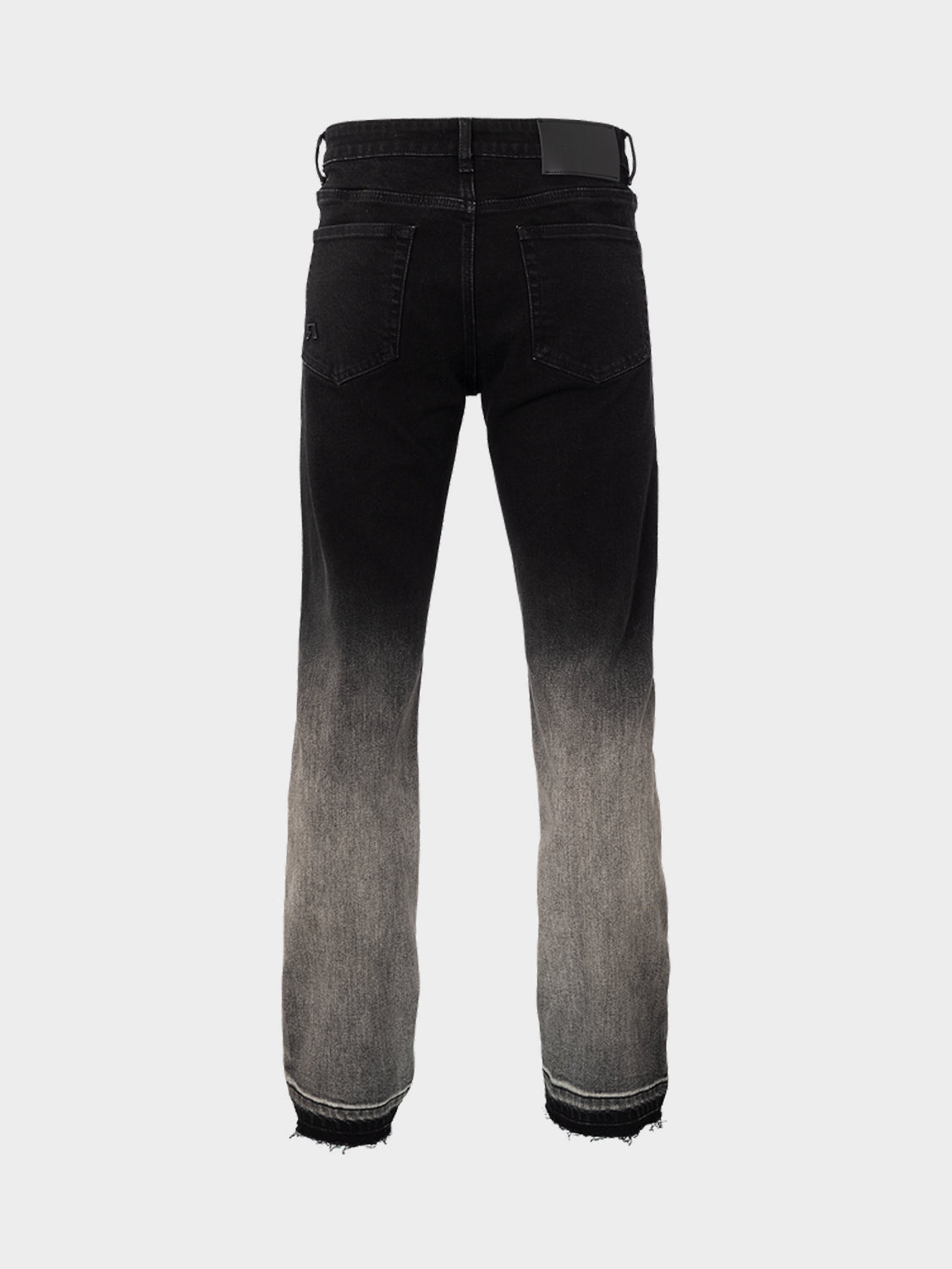 REGULAR GRADIENT WASHED DENIM JEANS BLACK/GREY