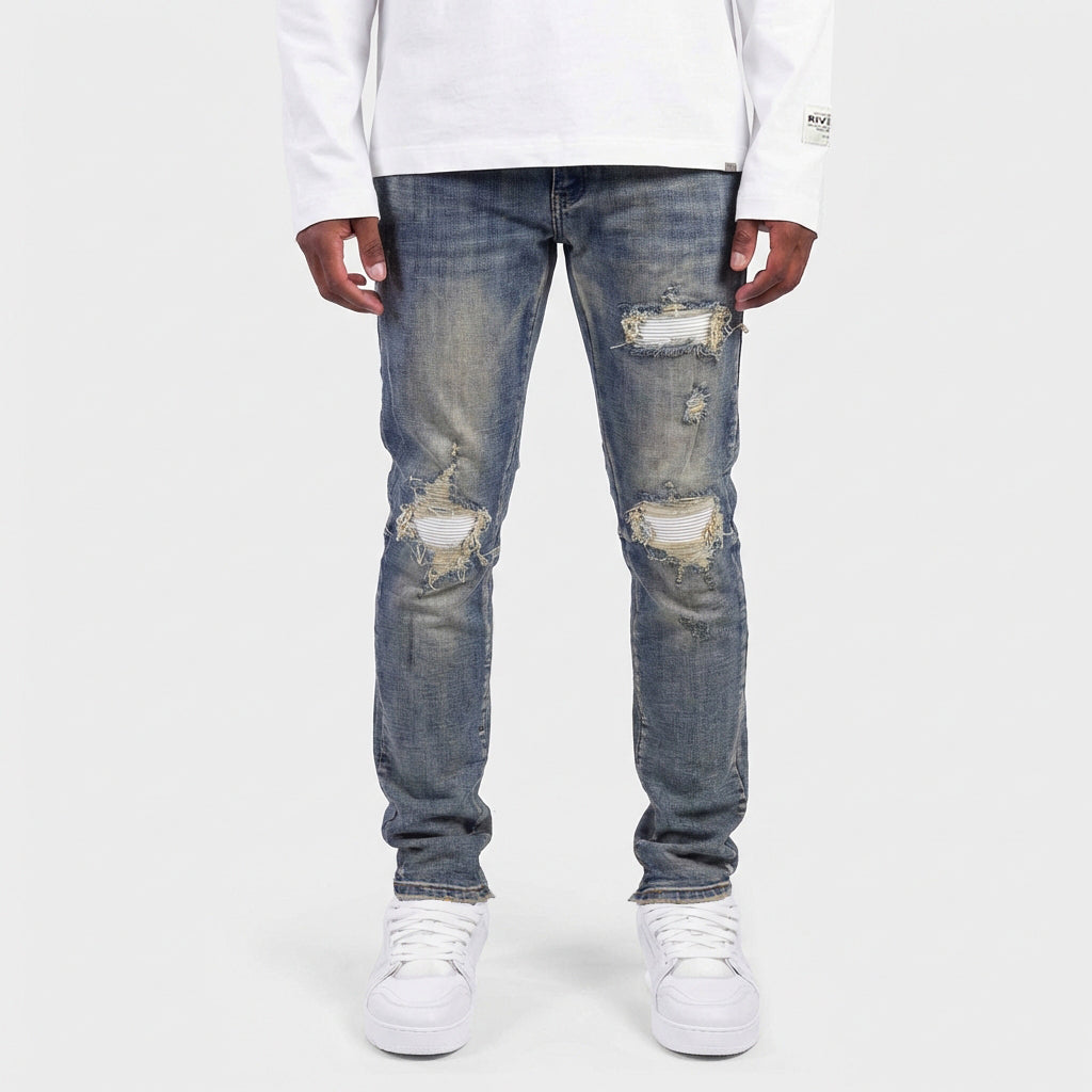 RIPPED ARCHIVE DENIM SLIGHTLY SPLIT PRE-ORDER