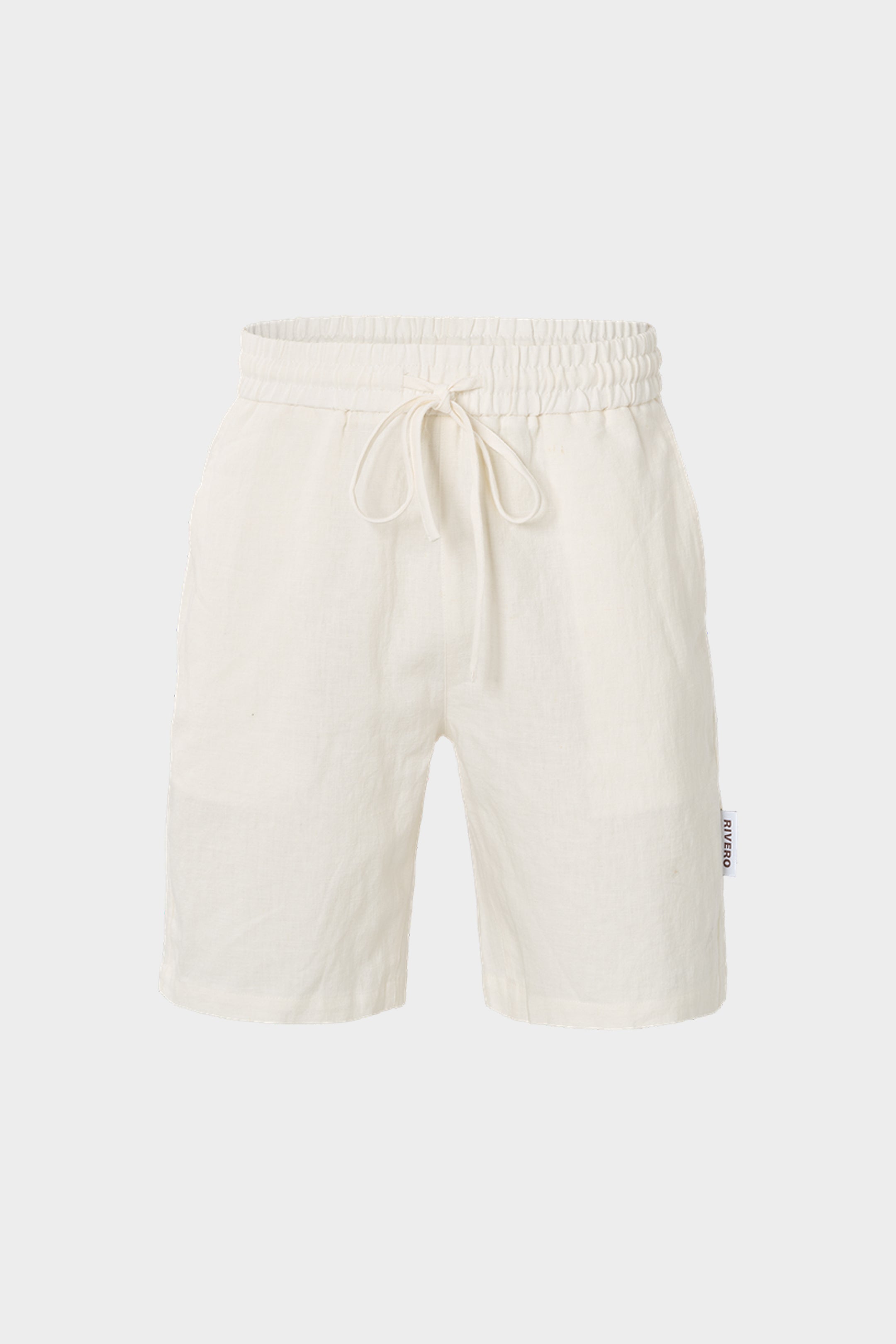 LINEN SHORTS WHITE