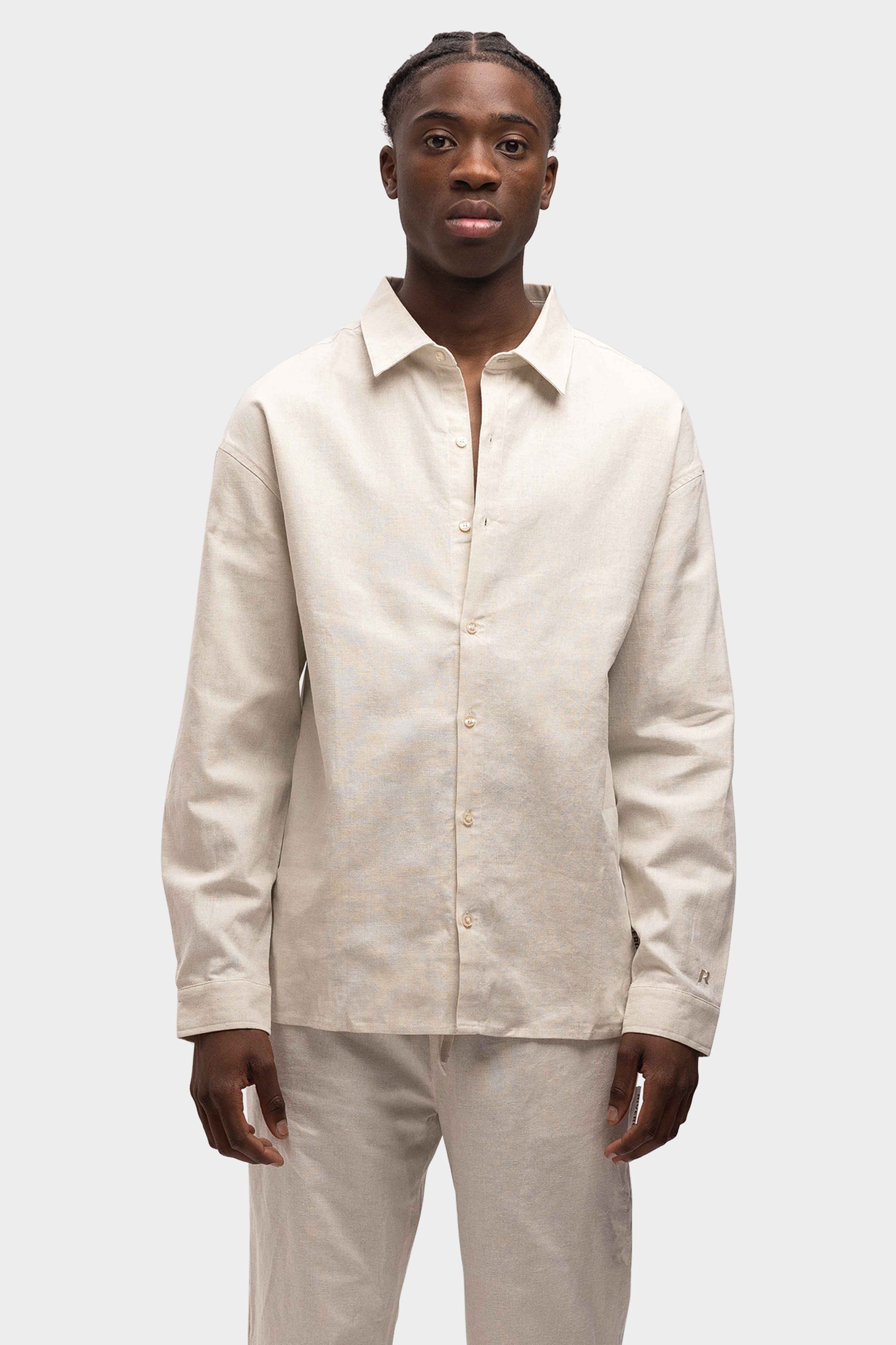 LINEN SHIRT SAND