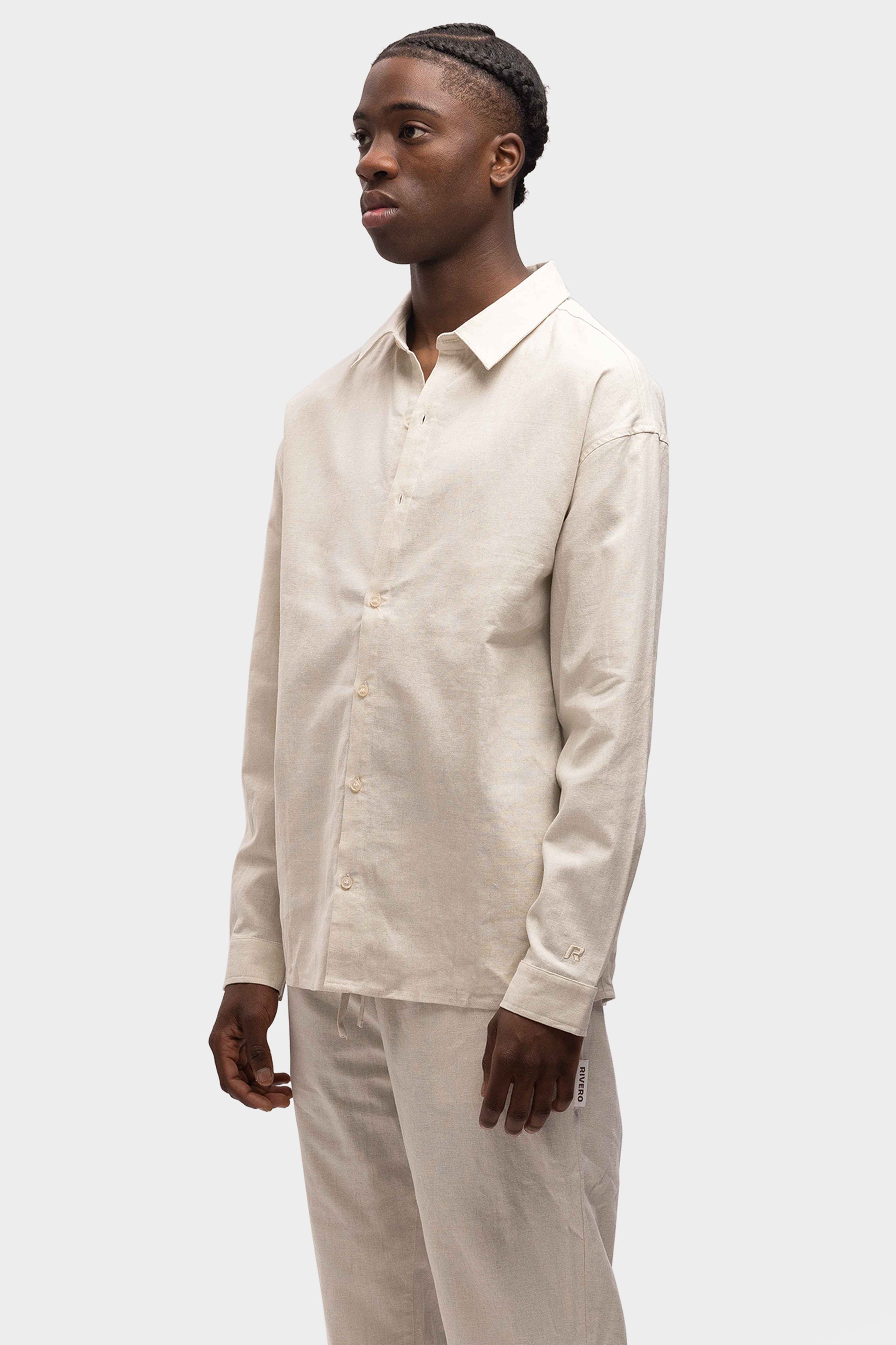 LINEN SHIRT SAND
