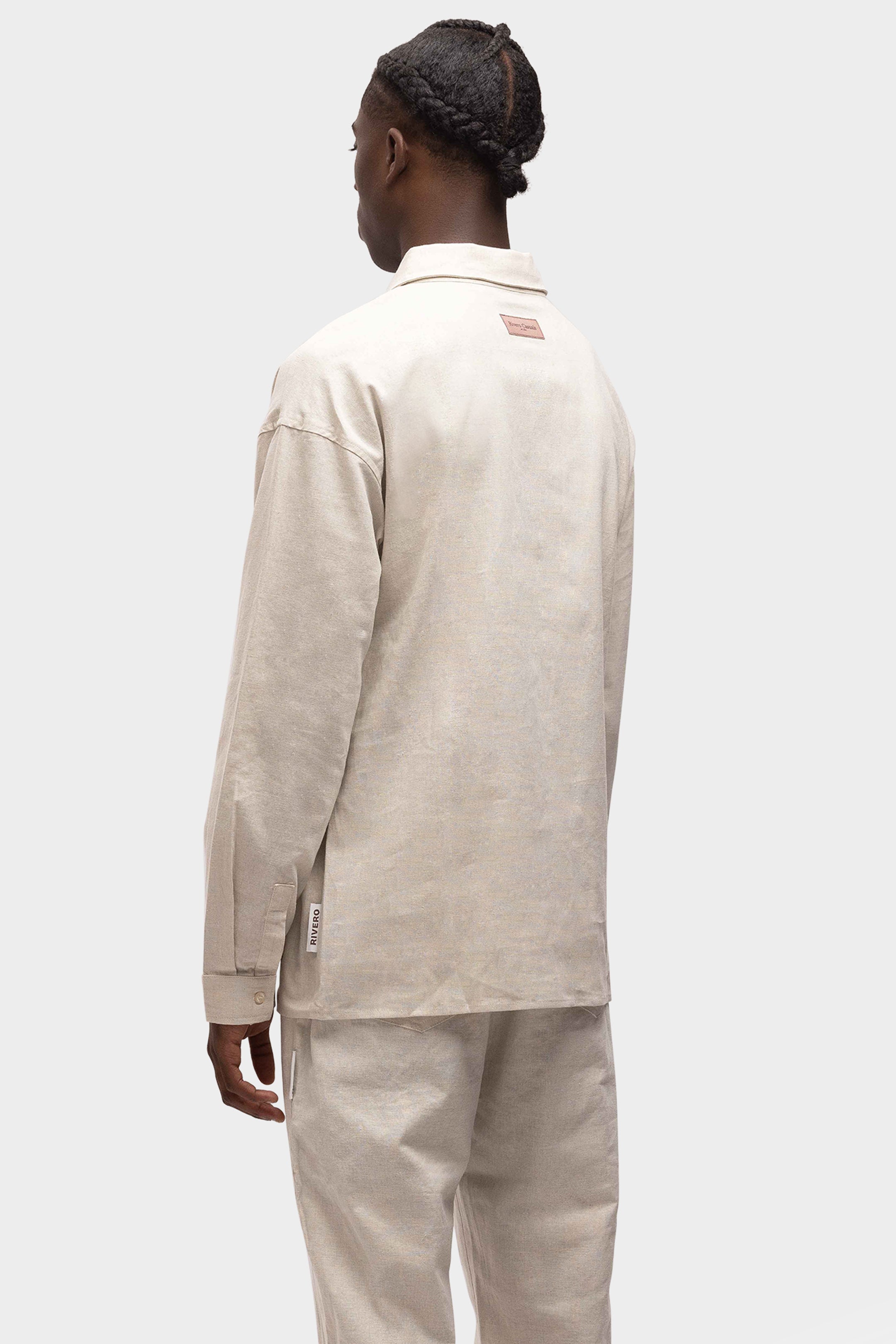 LINEN SHIRT SAND