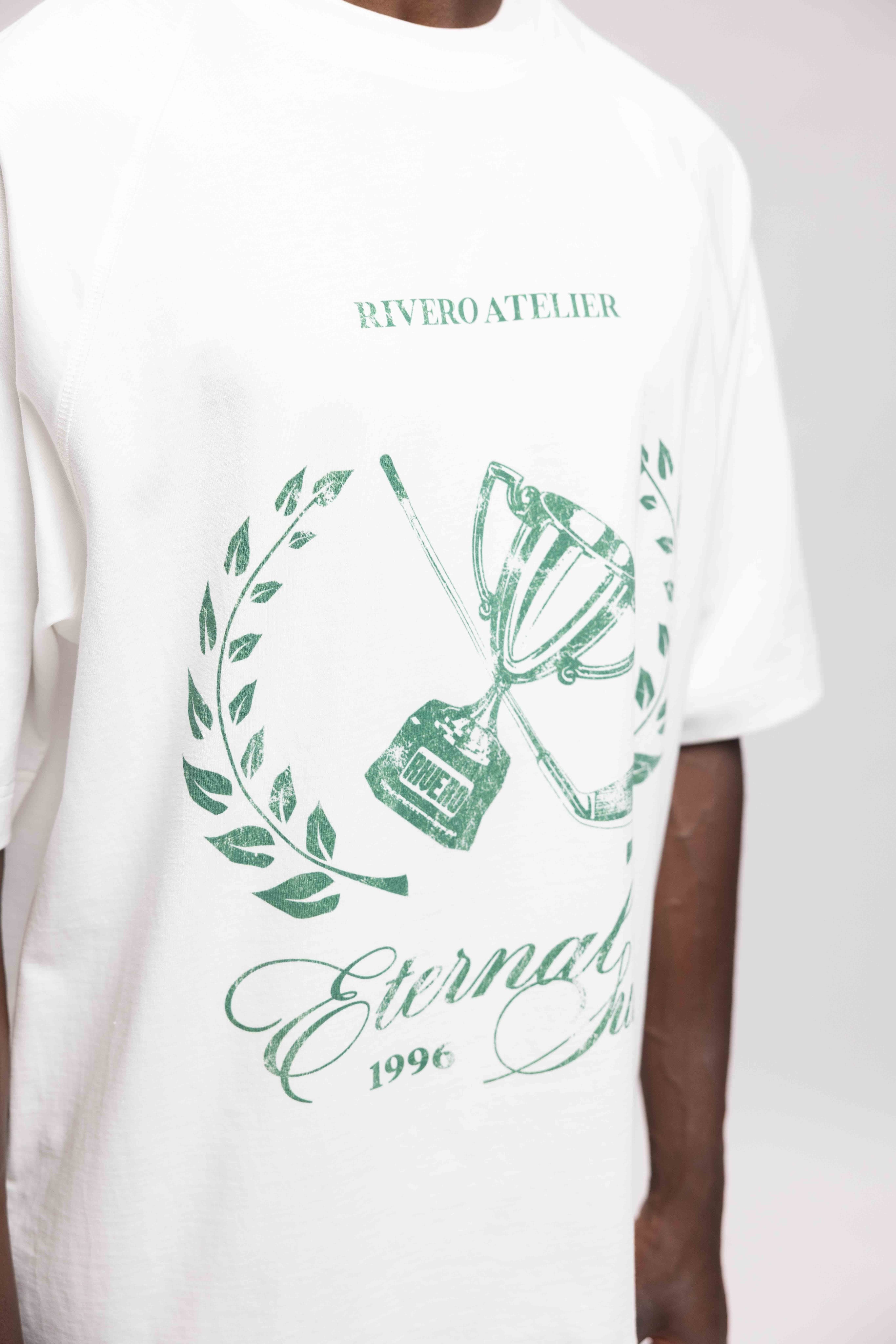 ETERNAL SUMMER T-SHIRT WHITE/GREEN