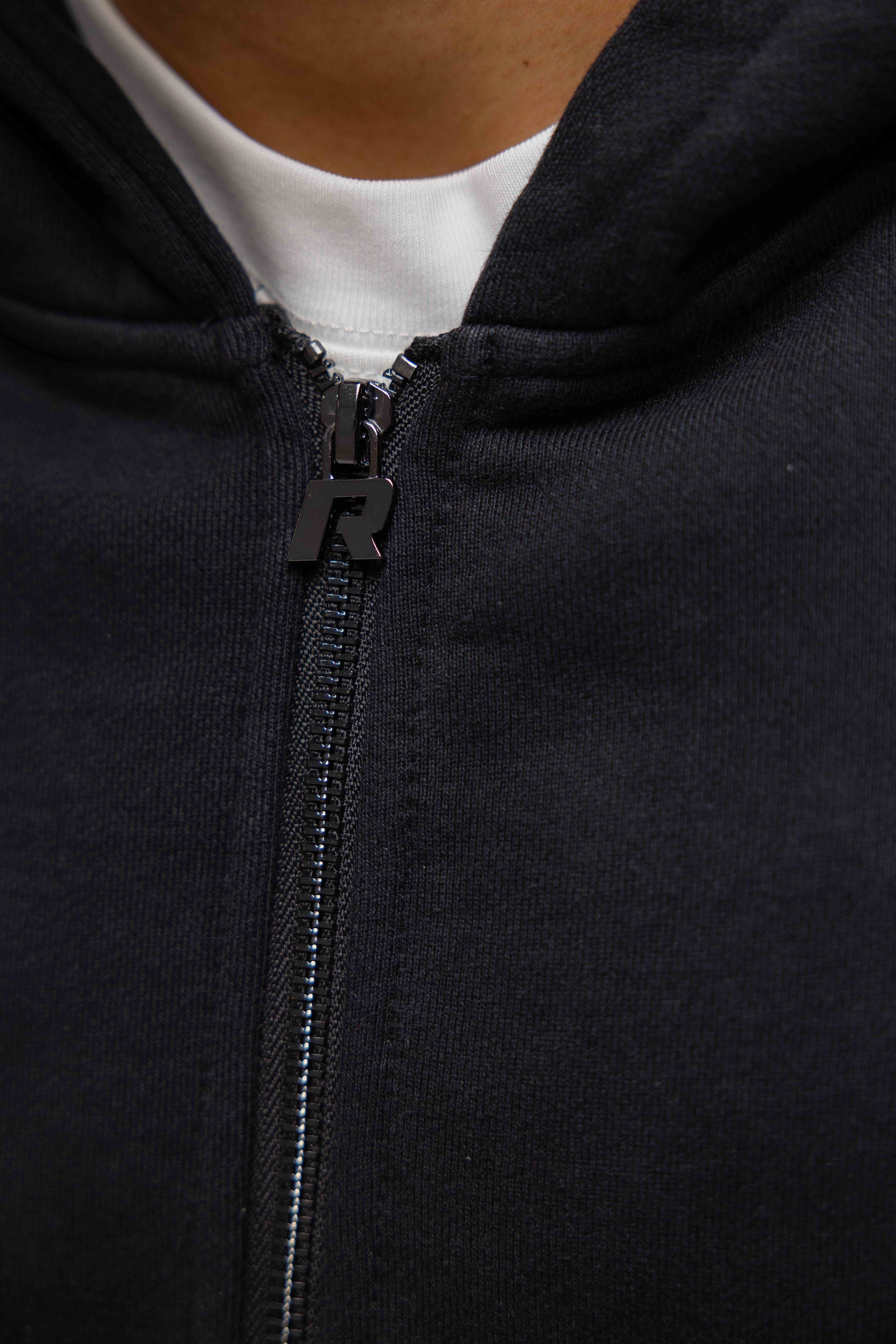SIGNATURE TAPED HOODIE BLACK