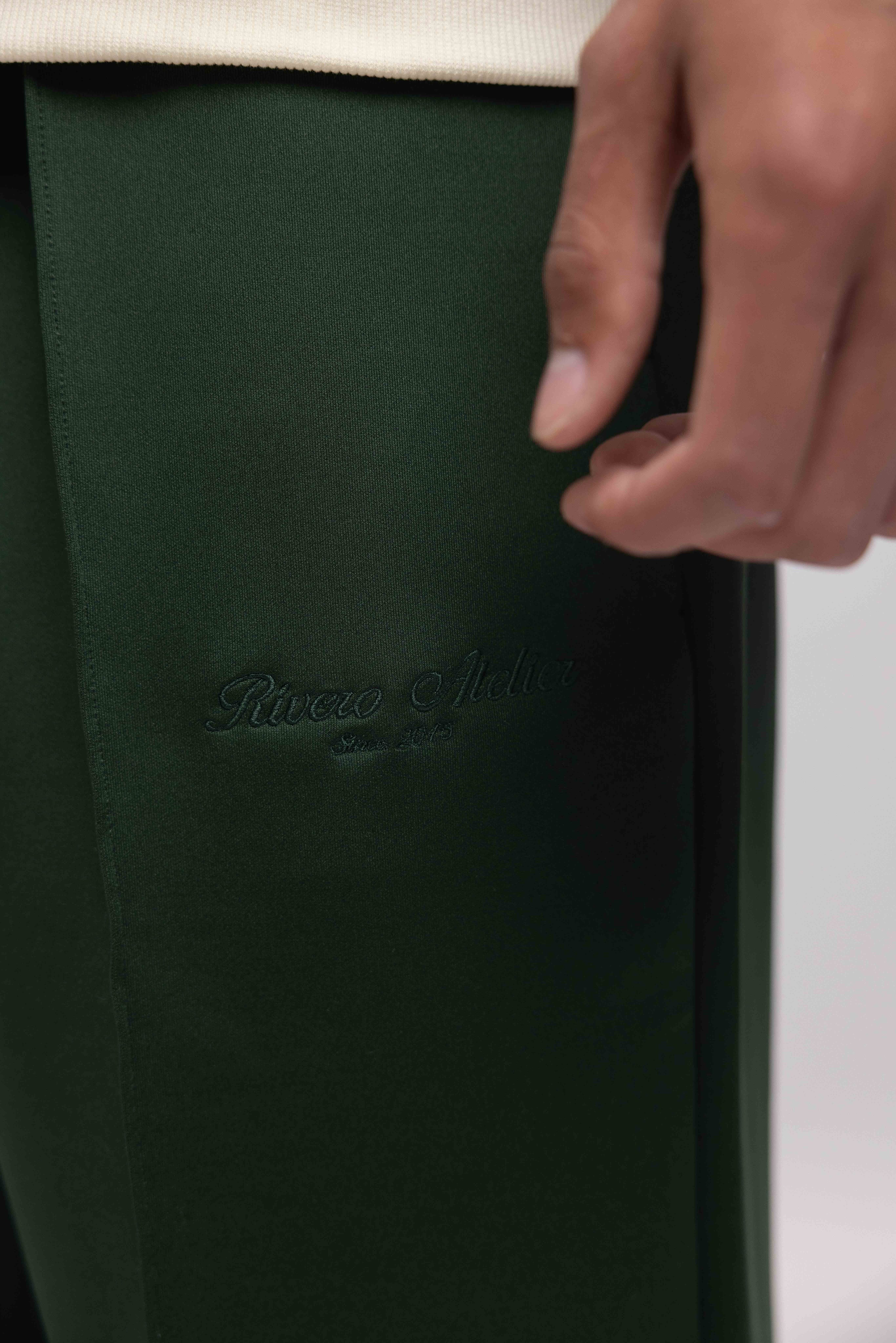ATELIER ZIP TRACKPANTS GREEN