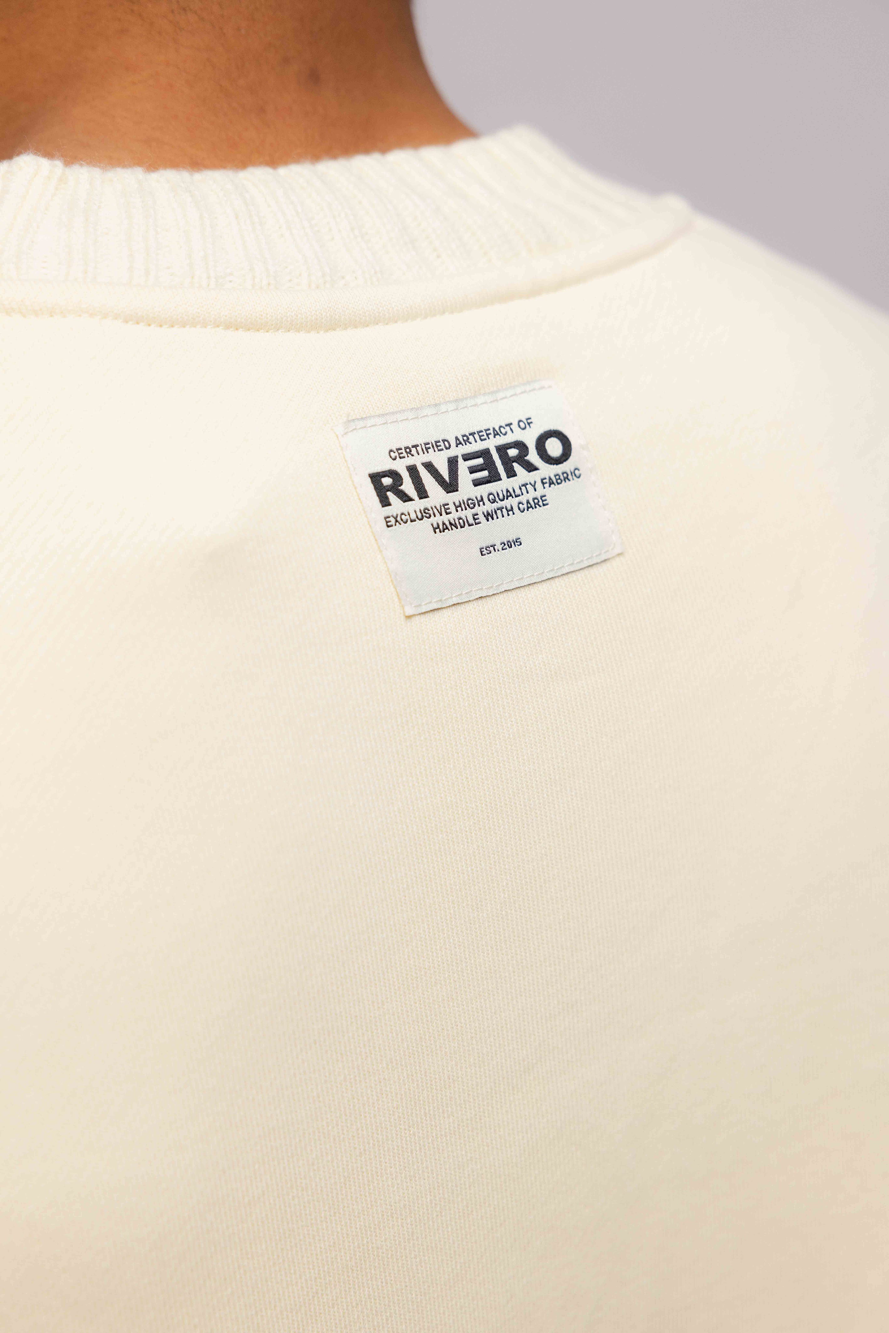 EMBOSSED SWEATER OFF WHITE