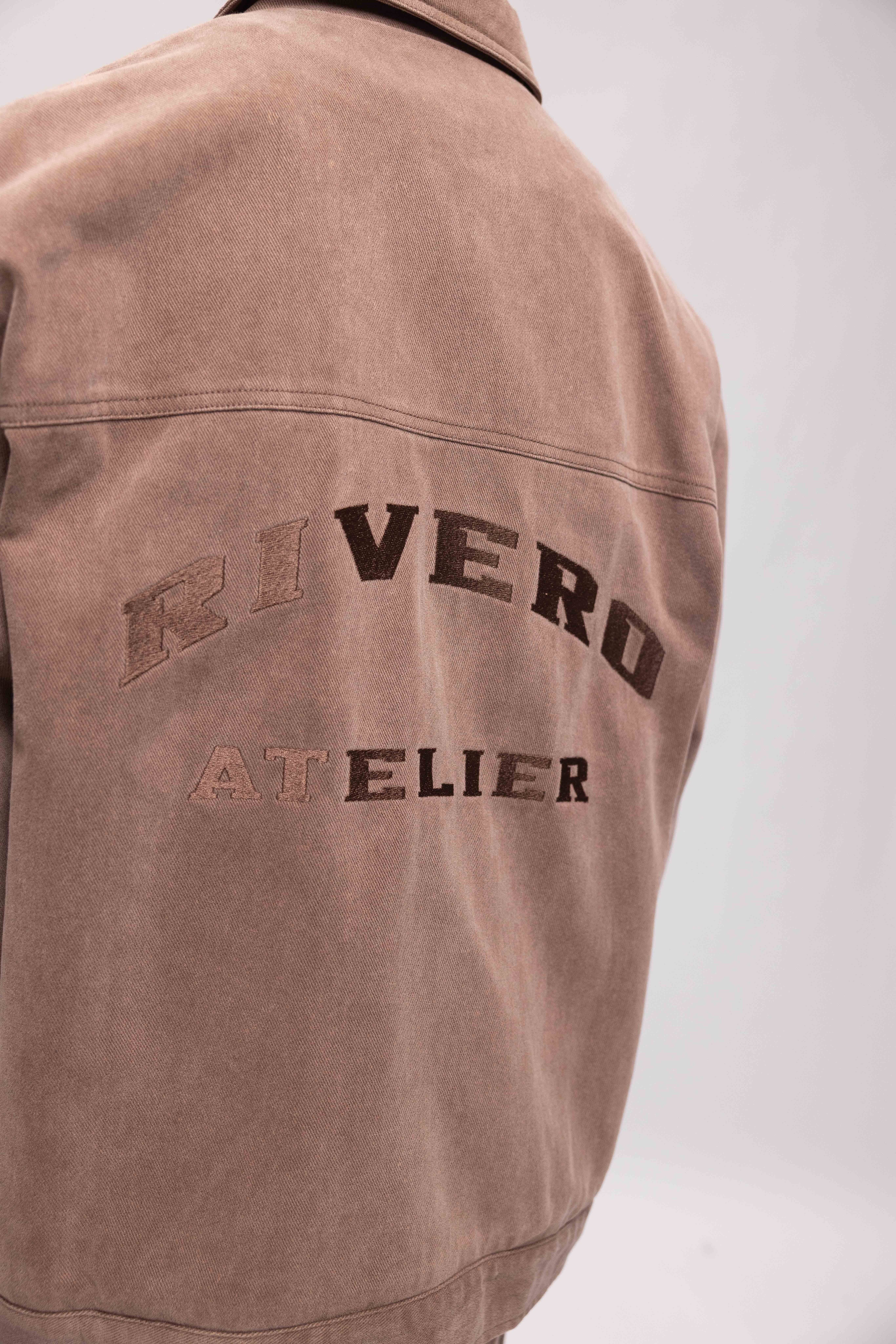 ATELIER DENIM JACKET WASHED BROWN