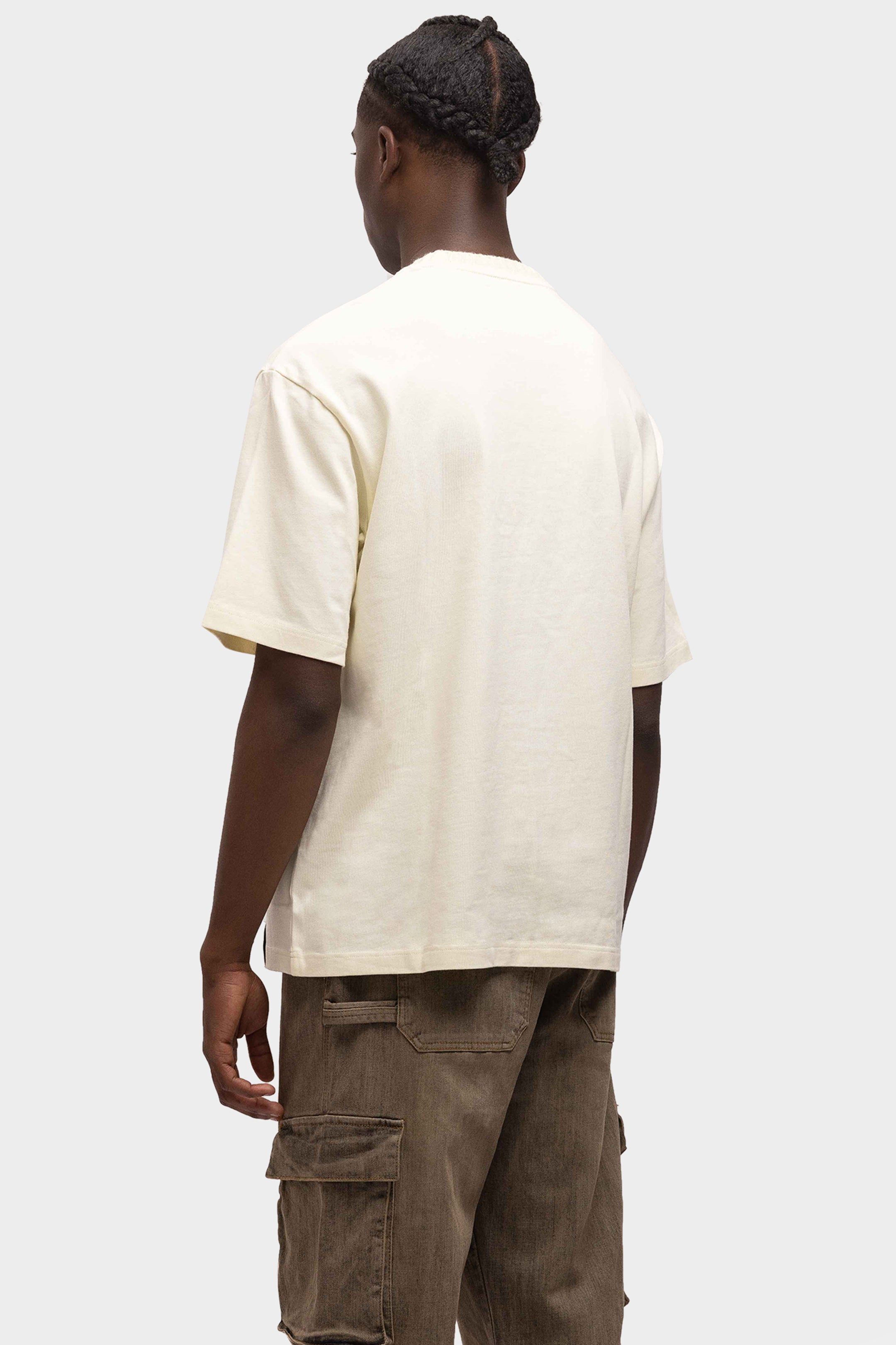 EMBOSSED OVERSIZED T-SHIRT OFF WHITE