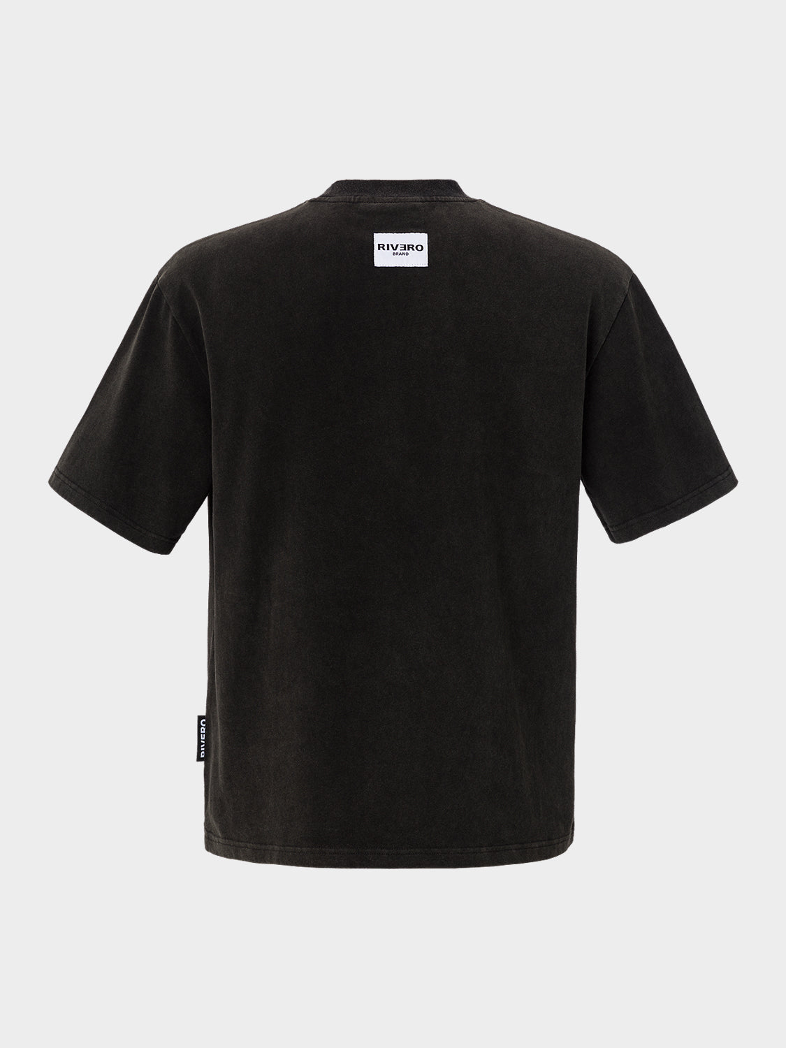 SCRIPT OVERSIZED T-SHIRT WASHED BLACK