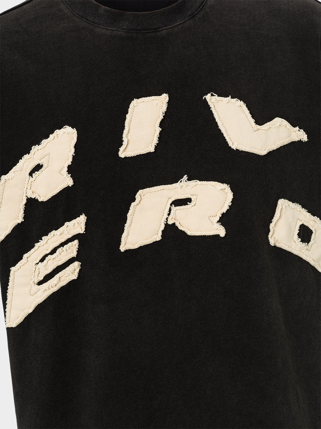 SCRIPT OVERSIZED T-SHIRT WASHED BLACK