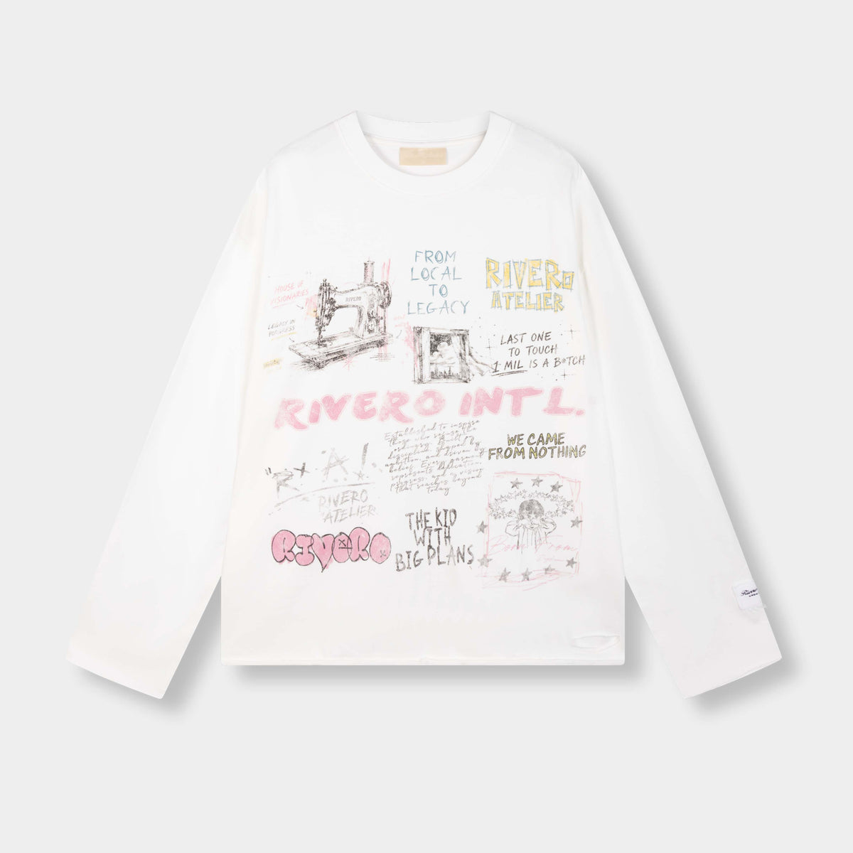 SKETCHBOOK LONGSLEEVE WHITE