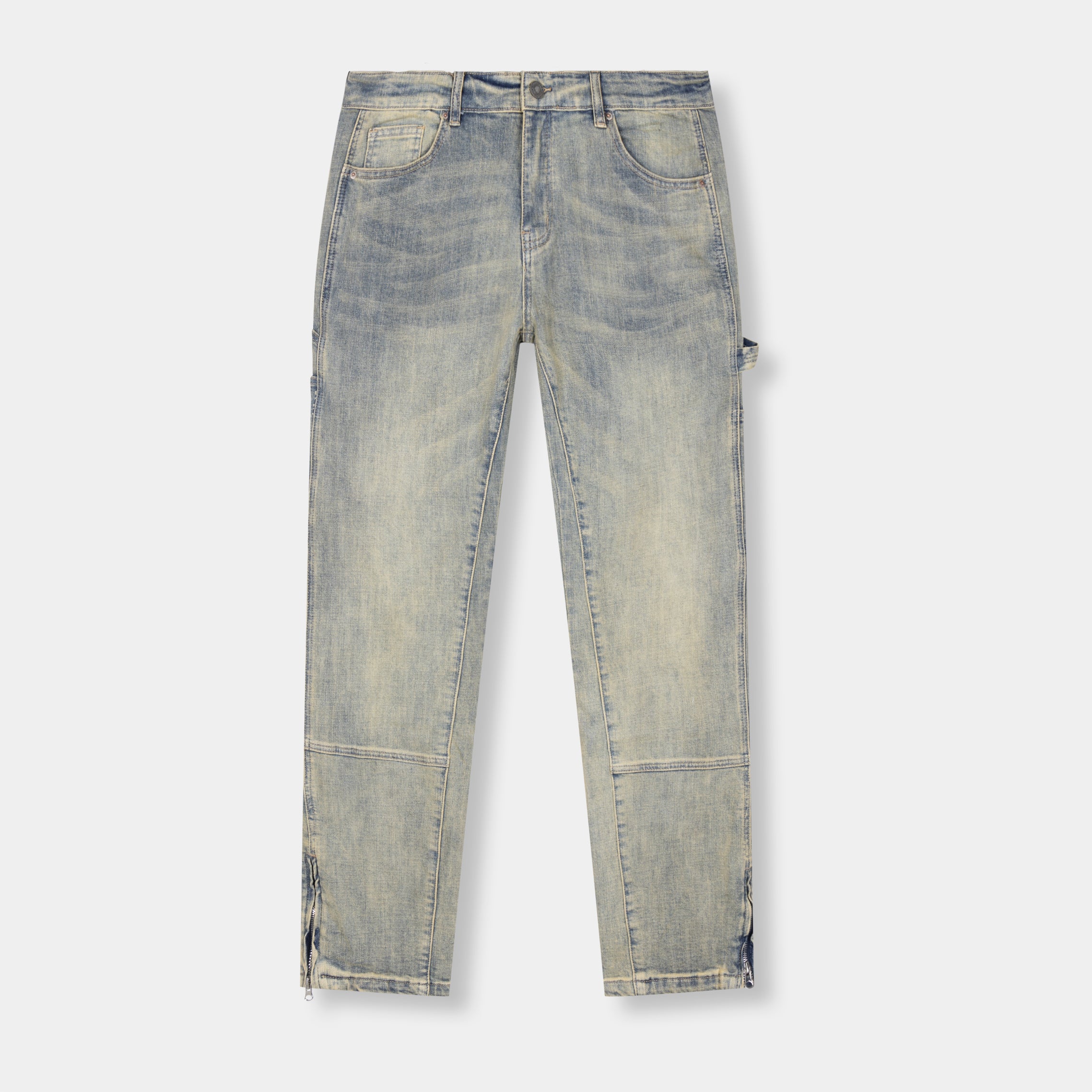 STRAIGHT WORKER DENIM JEANS