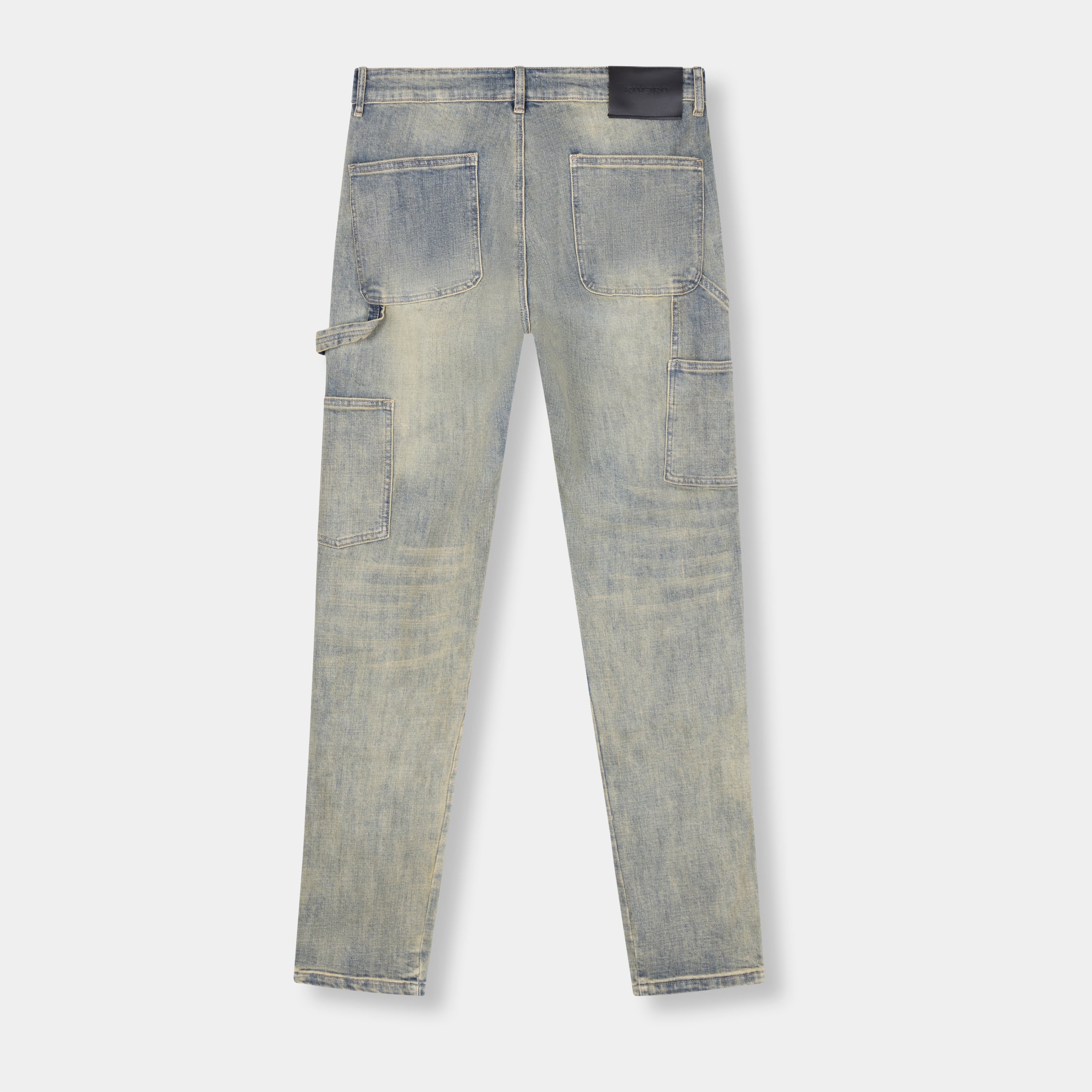 STRAIGHT WORKER DENIM JEANS