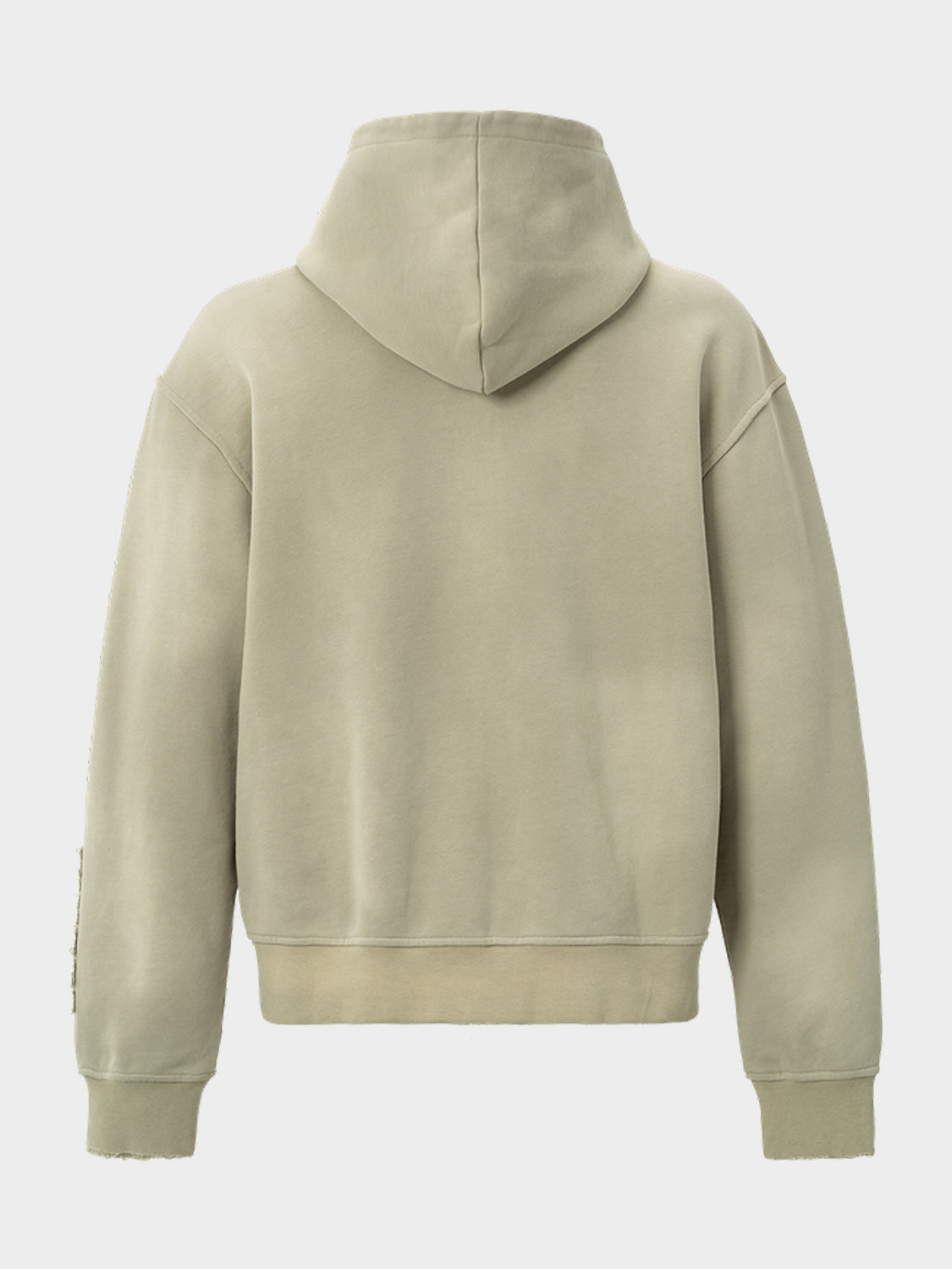 VINTAGE RAW ZIP HOODIE KHAKI