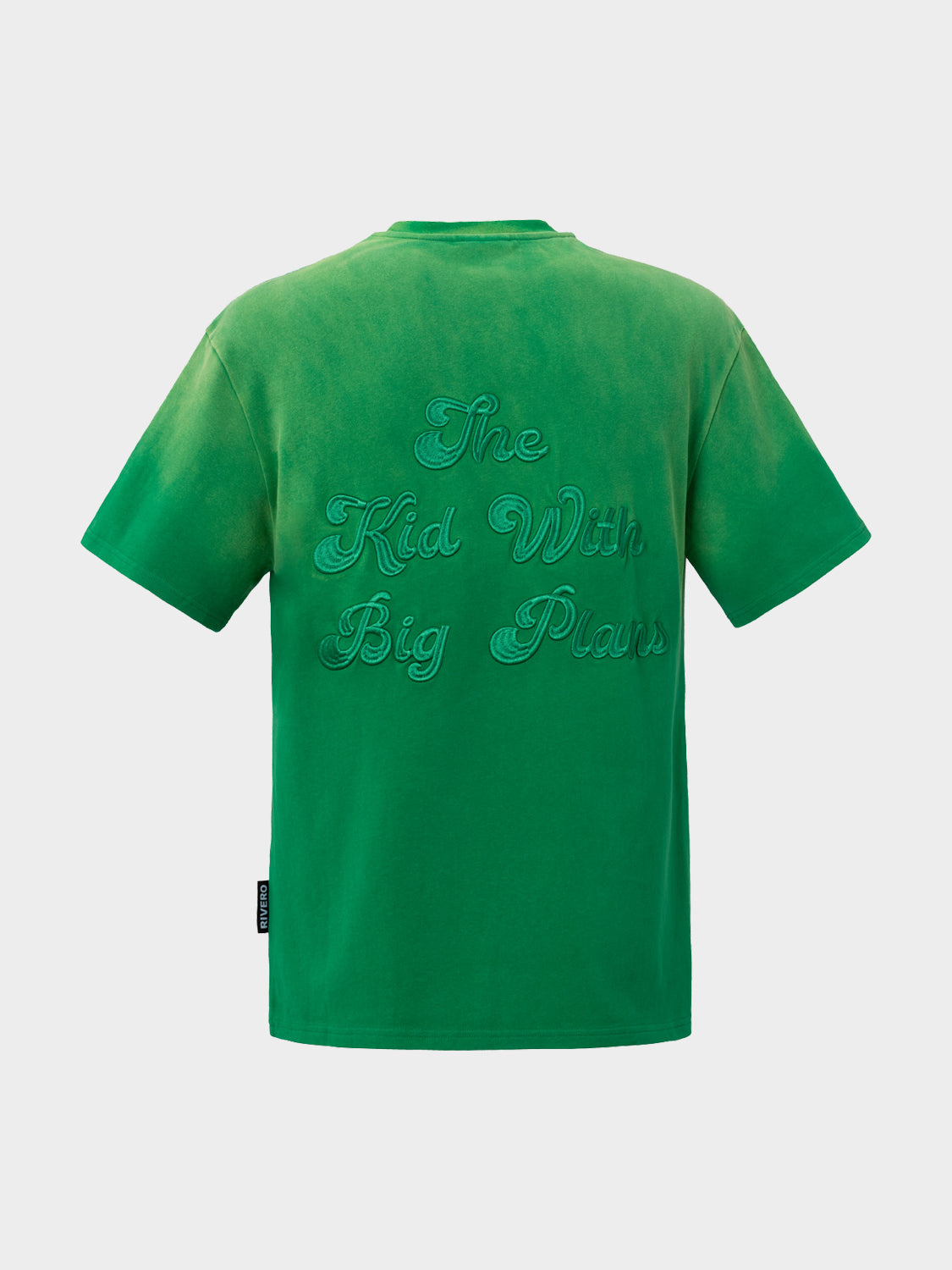 BIG PLANS OVERSIZED T-SHIRT WASHED GREEN
