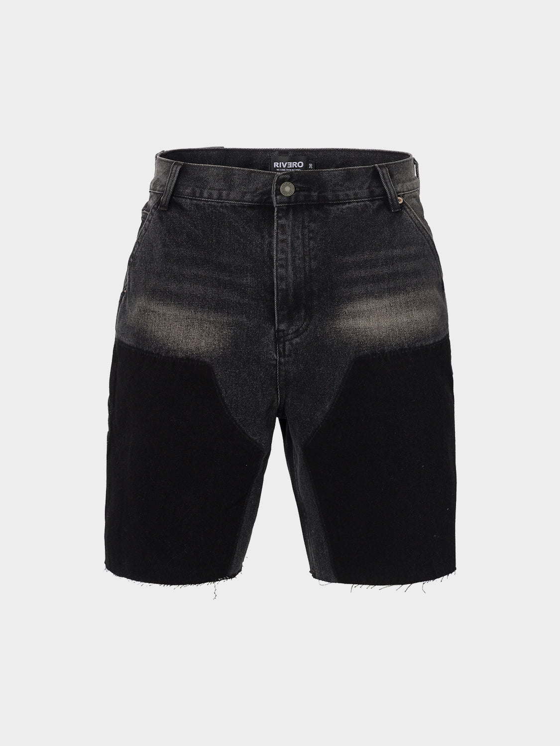 CARPENTER DENIM SHORTS BLACK