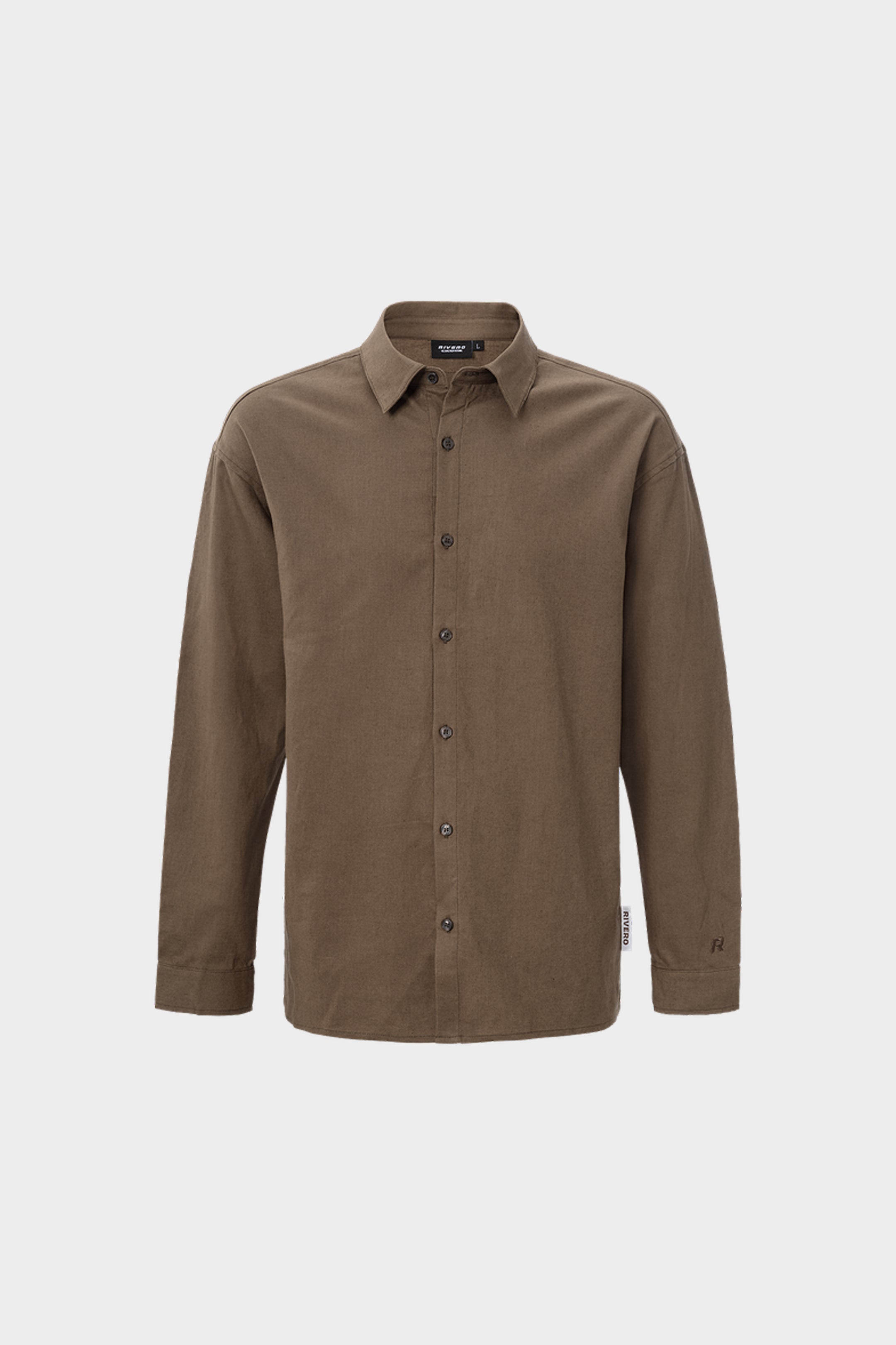 LINEN SHIRT BROWN