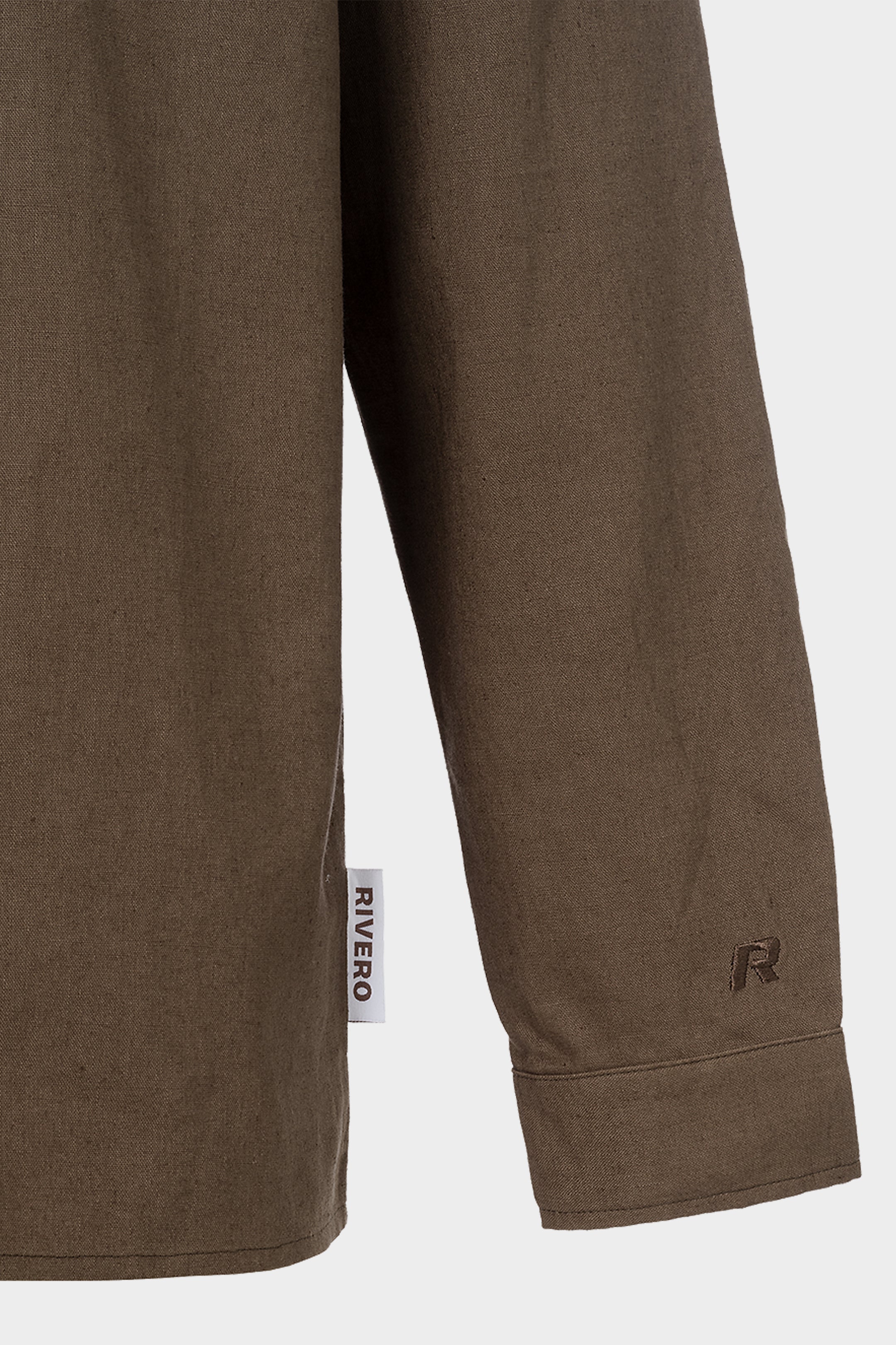 LINEN SHIRT BROWN
