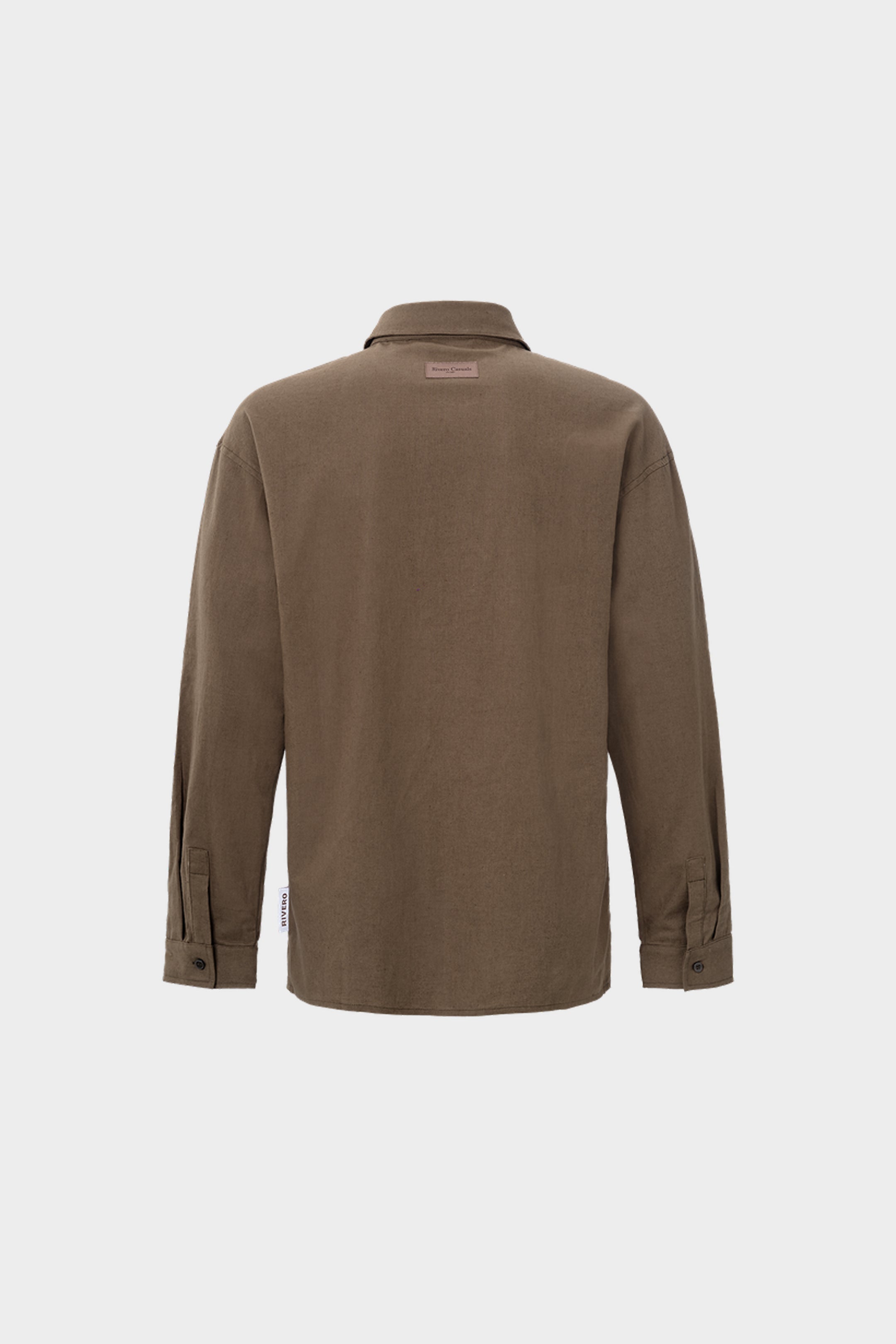 LINEN SHIRT BROWN